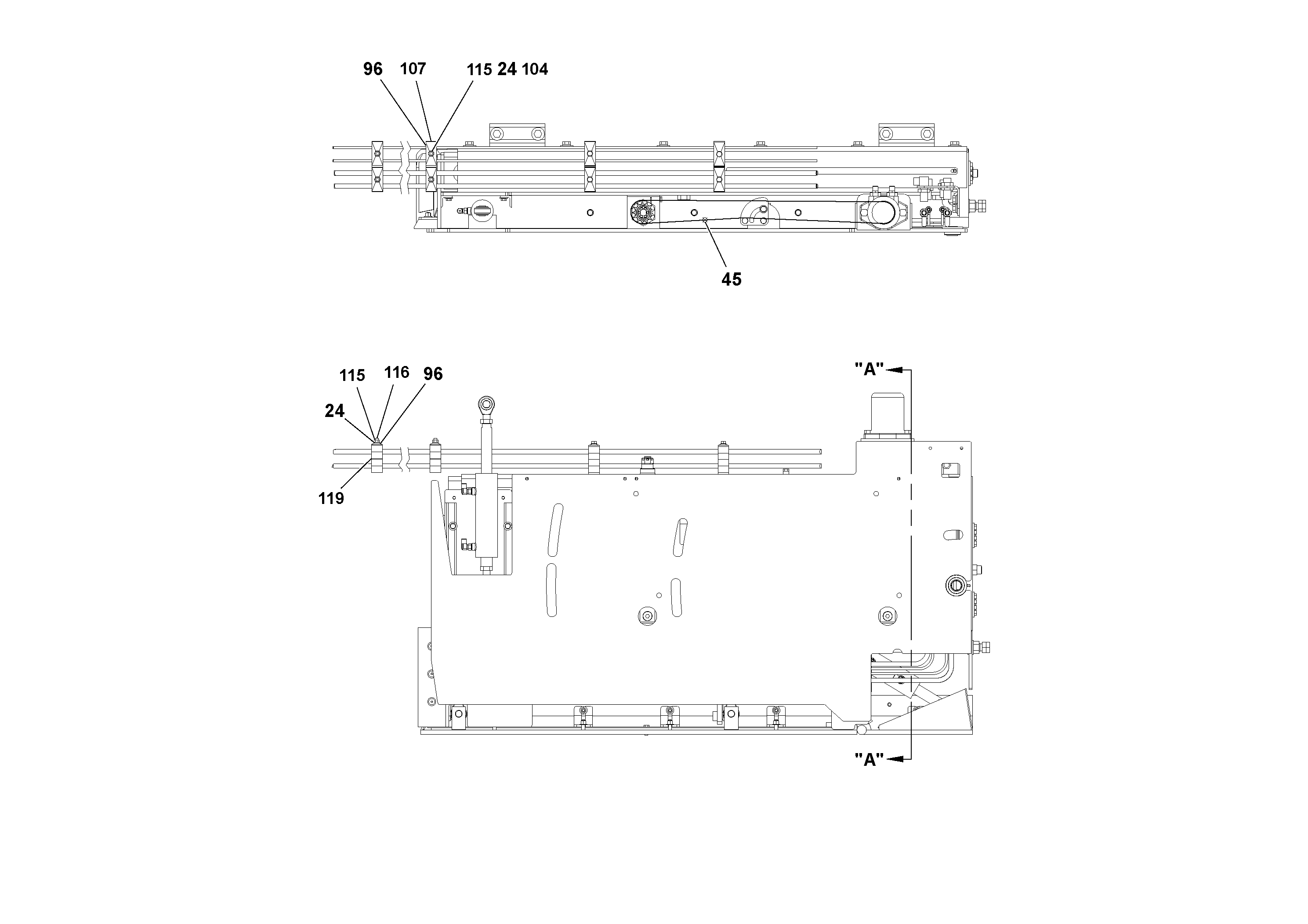 Схема запчастей Volvo Ultimat - 53821 5 Extension Assembly ULTIMAT 20 ULTIMAT 10/20