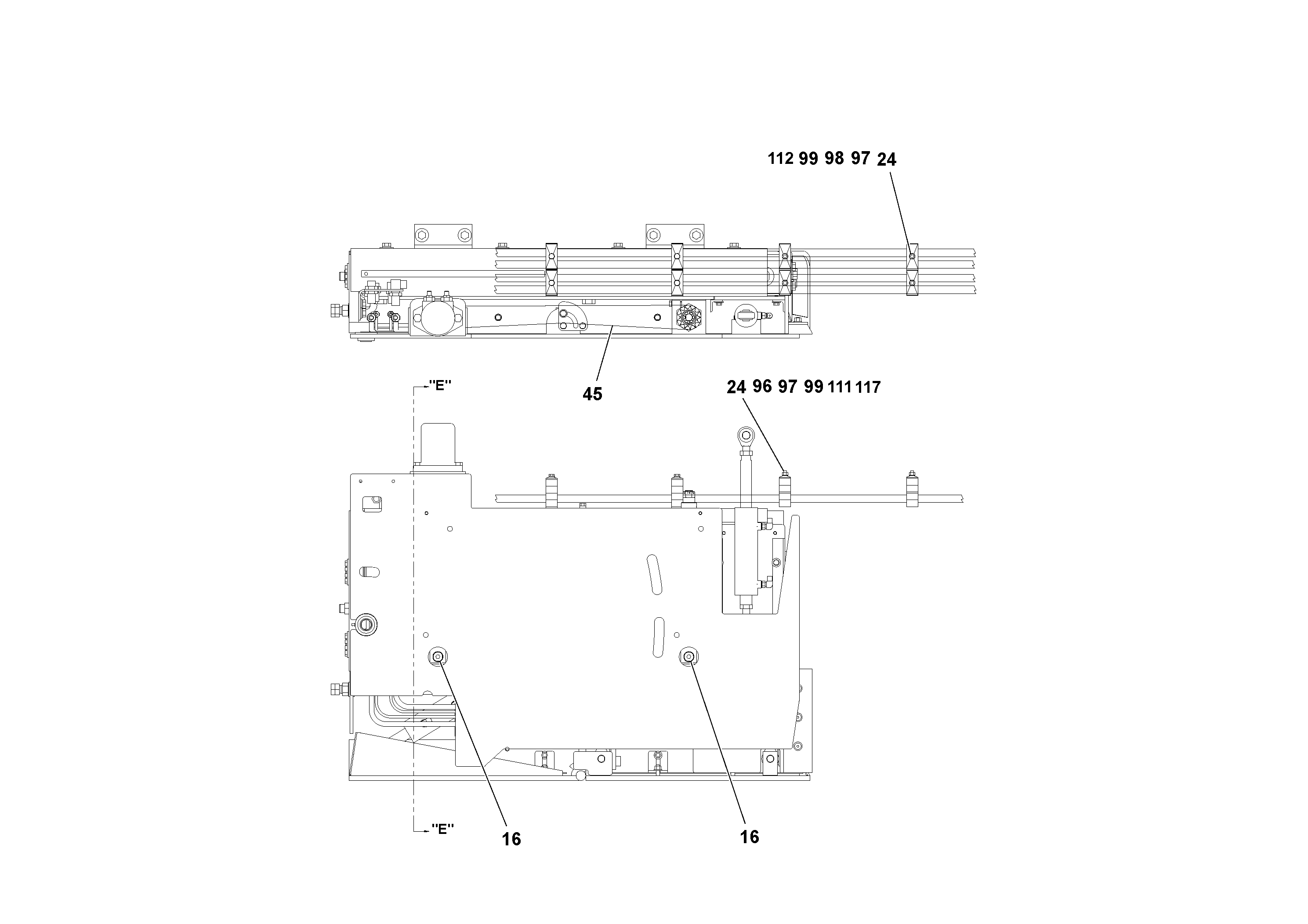 Схема запчастей Volvo Ultimat - 51795 4 Extension Assembly ULTIMAT 16 ULTIMAT 8/16