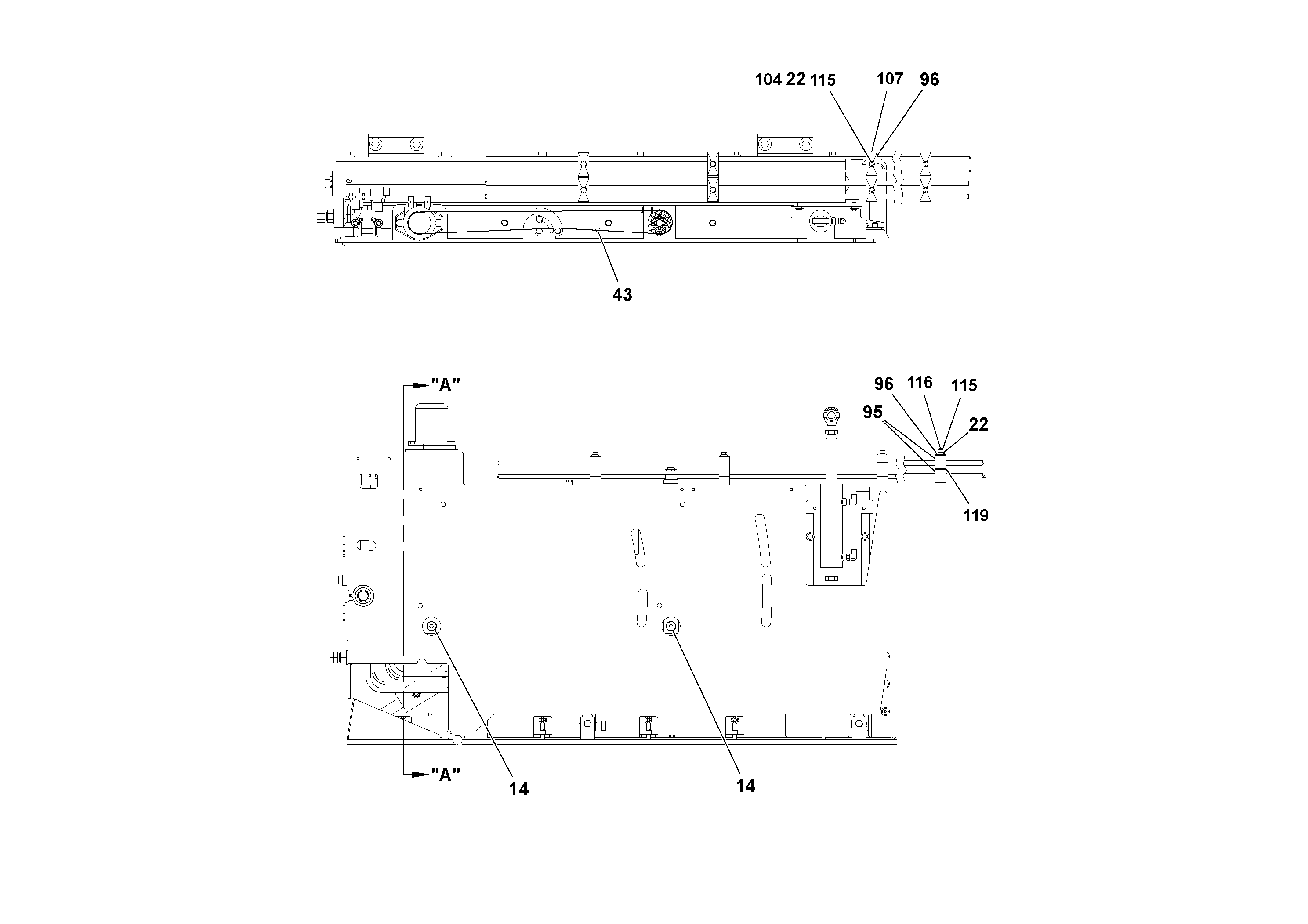 Схема запчастей Volvo Ultimat - 54351 5 Extension Assembly ULTIMAT 20 ULTIMAT 10/20