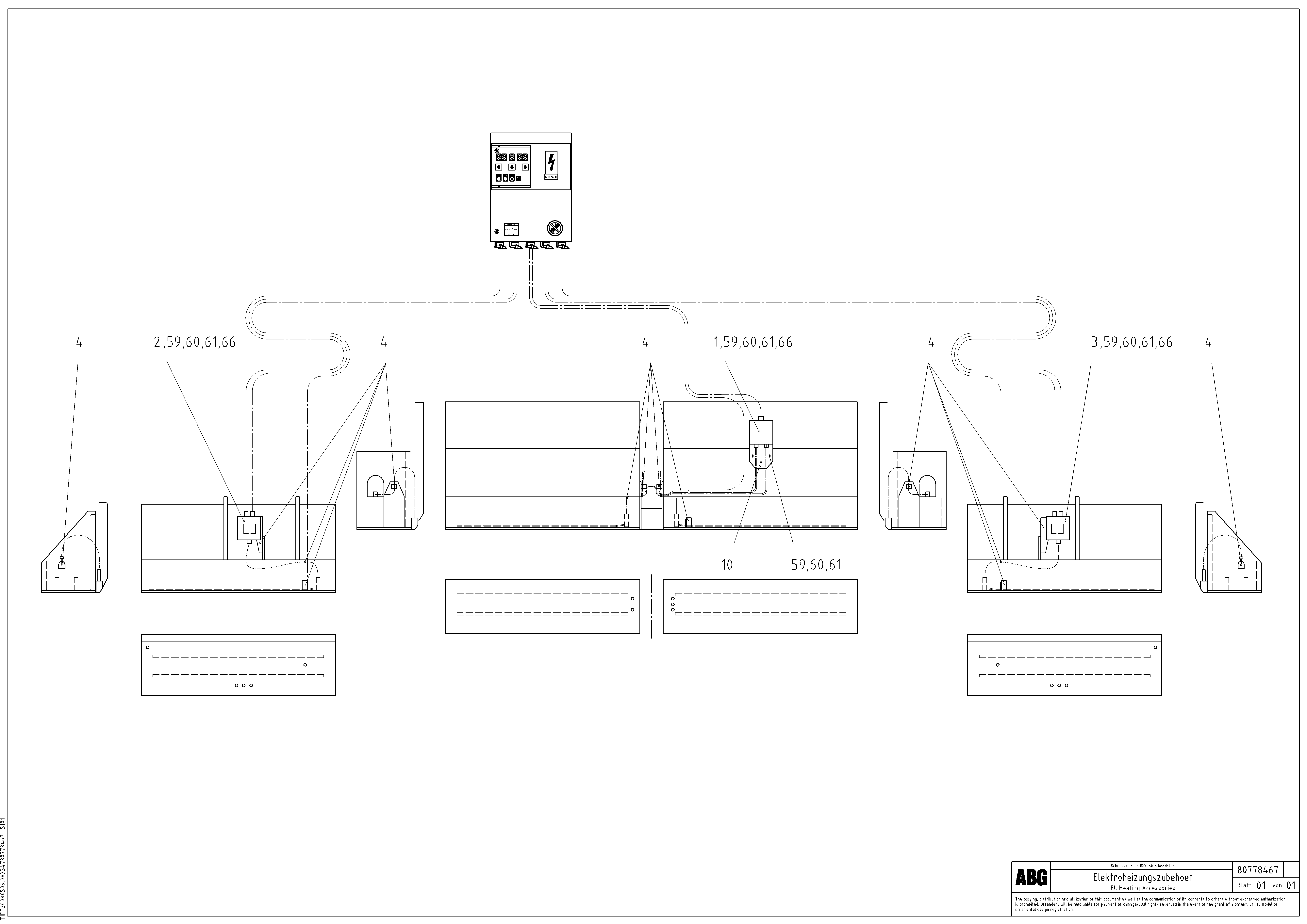 Схема запчастей Volvo VB 88 ETC - 79478 Electrical heating accessories for basic and extandable screed VB 88 ETC ATT. SCREED 3,0 - 9,0 M ABG9820