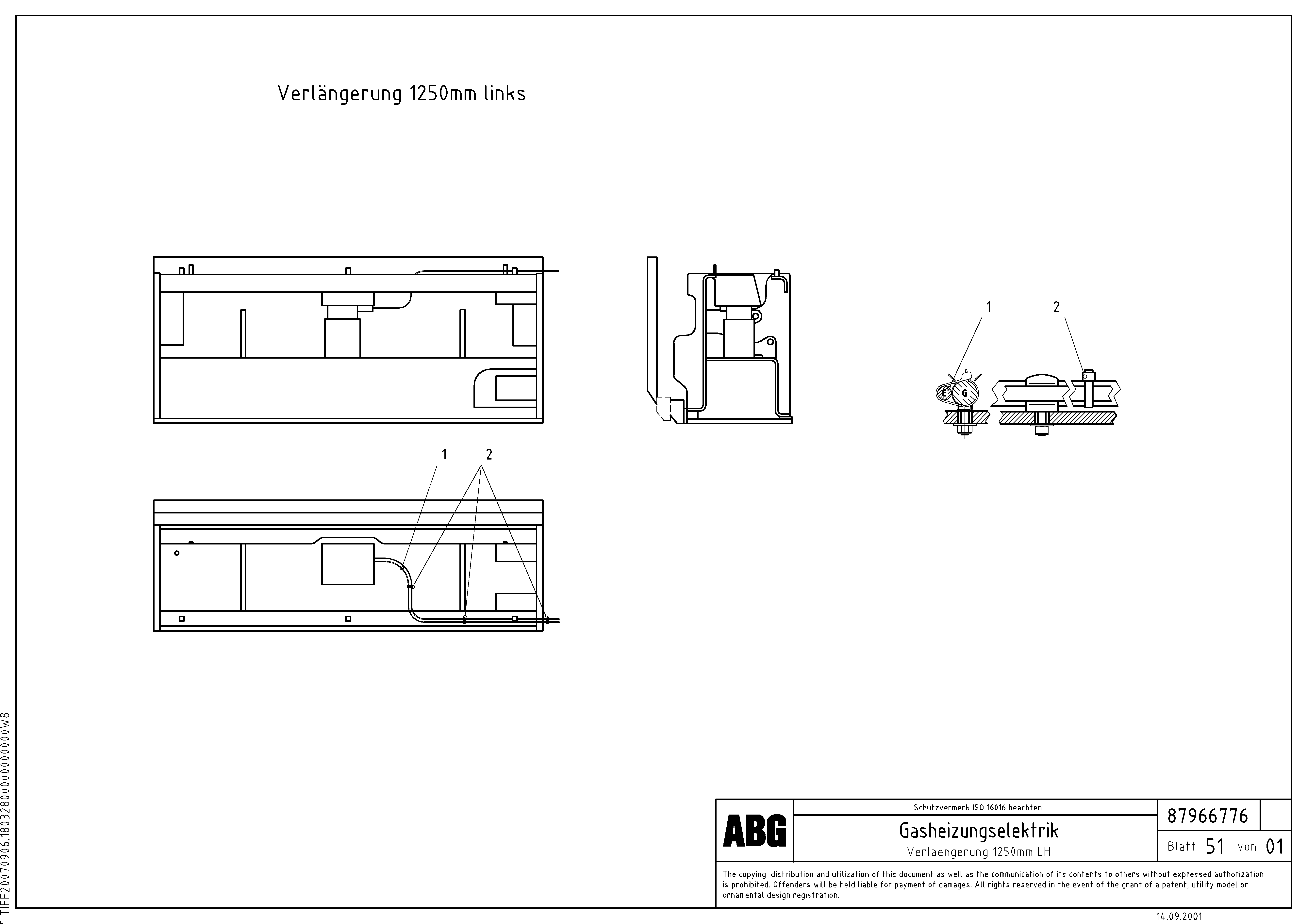 Схема запчастей Volvo VB 88 GTC - 75356 Gasheating Electric VB 88 GTC ATT. SCREEDS 3,0 - 9,0M ABG6870