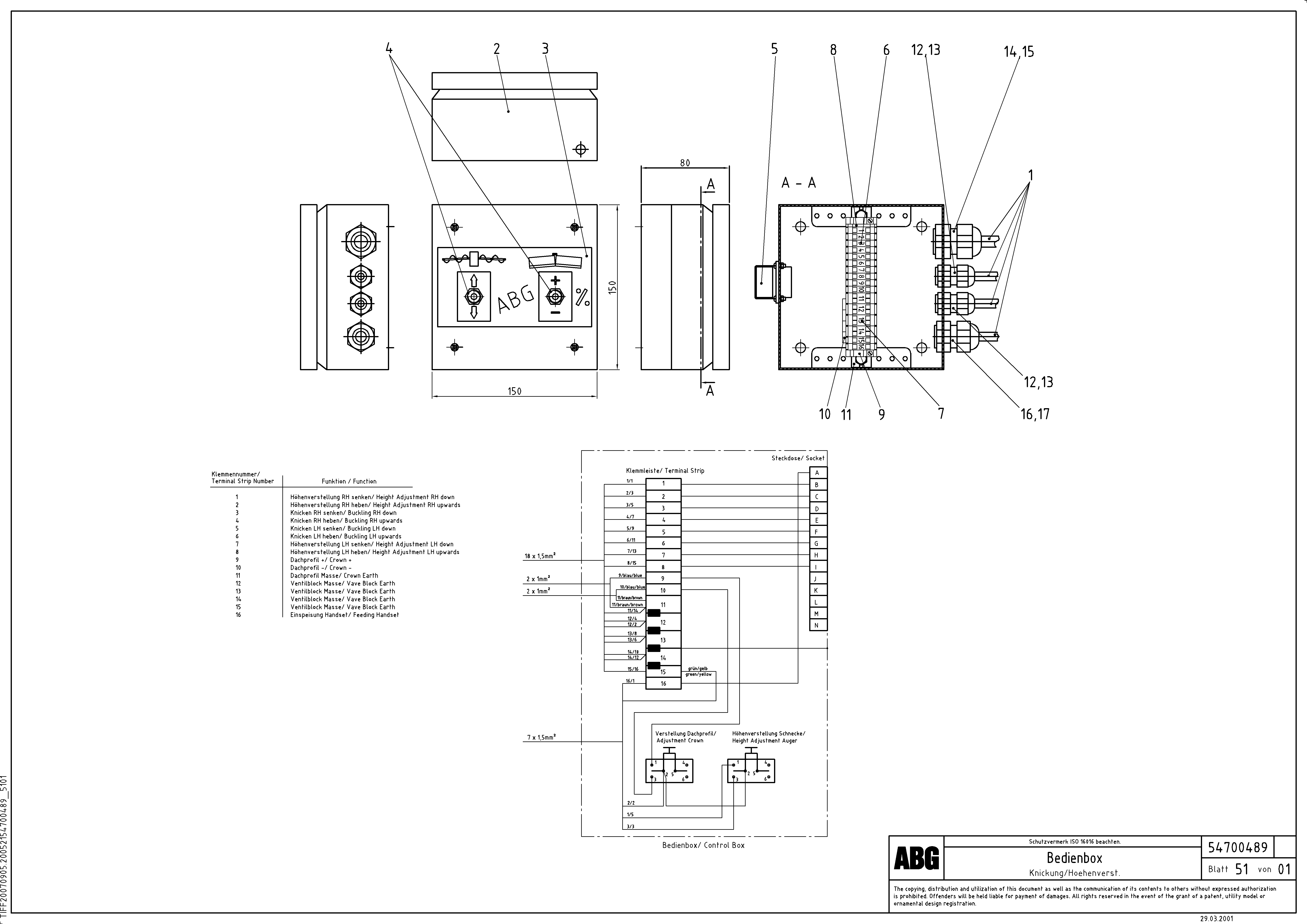 Схема запчастей Volvo VDT-V 88 GTC - 72363 Attaching Control-box VDT-V 88 GTC ATT. SCREEDS 3,0 - 9,0M ABG9820