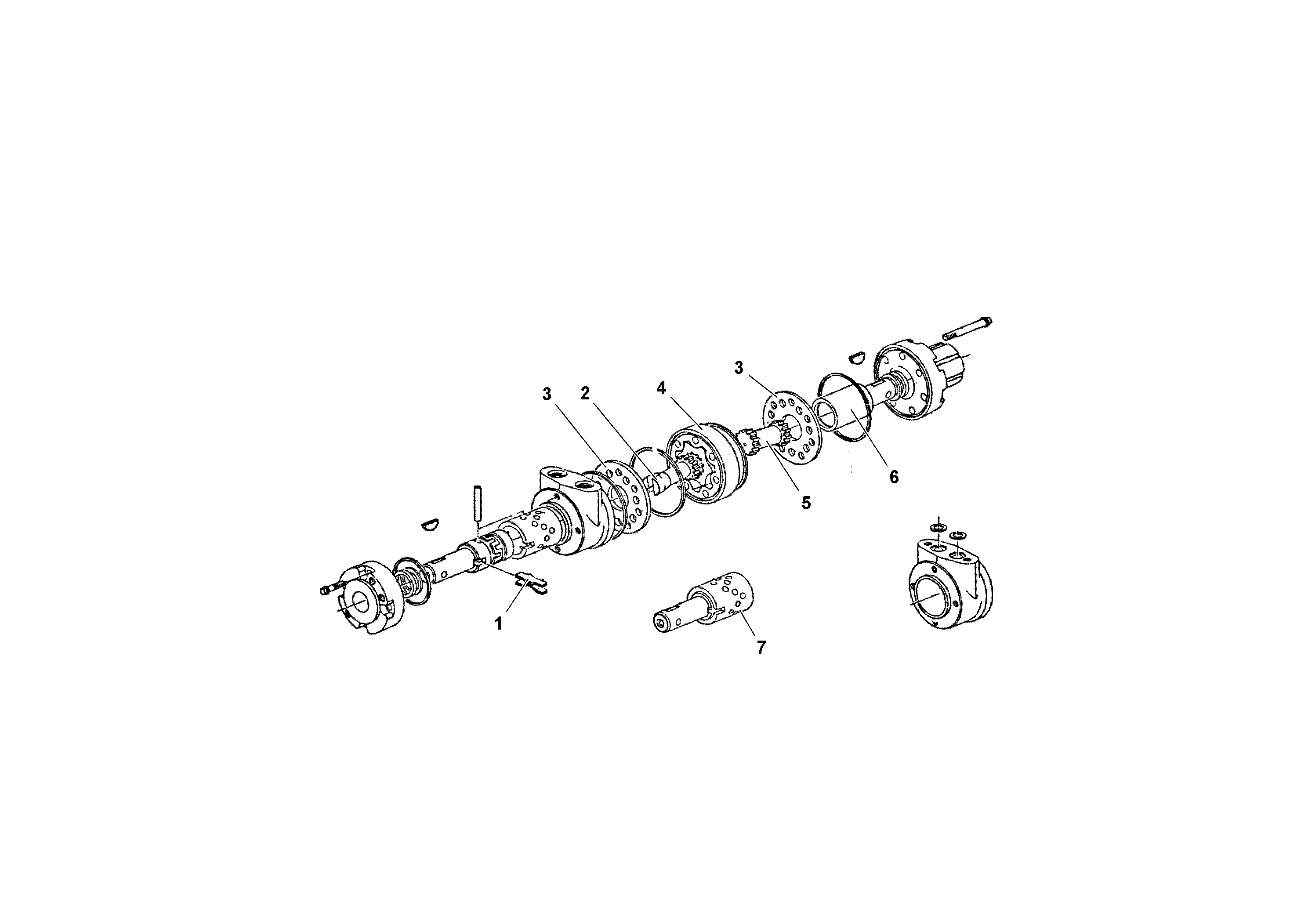 Схема запчастей Volvo Wedgelocks - 61678 Power Crown Torque Generator WEDGE-LOCK 10 ELECTRIC