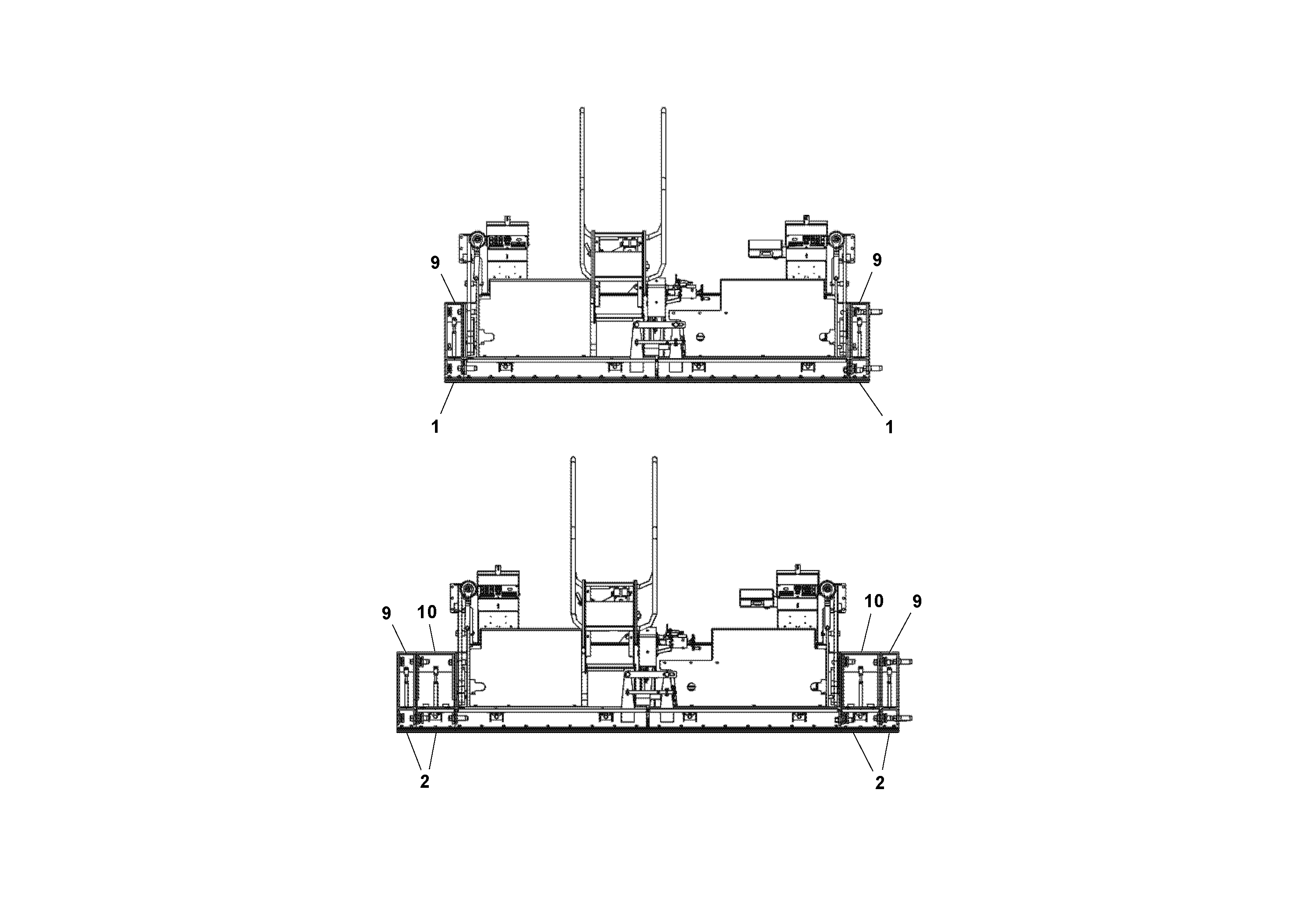 Схема запчастей Volvo Wedgelocks - 54077 Electric Wedge-lock Wide Width Kits WEDGE-LOCK 10 ELECTRIC