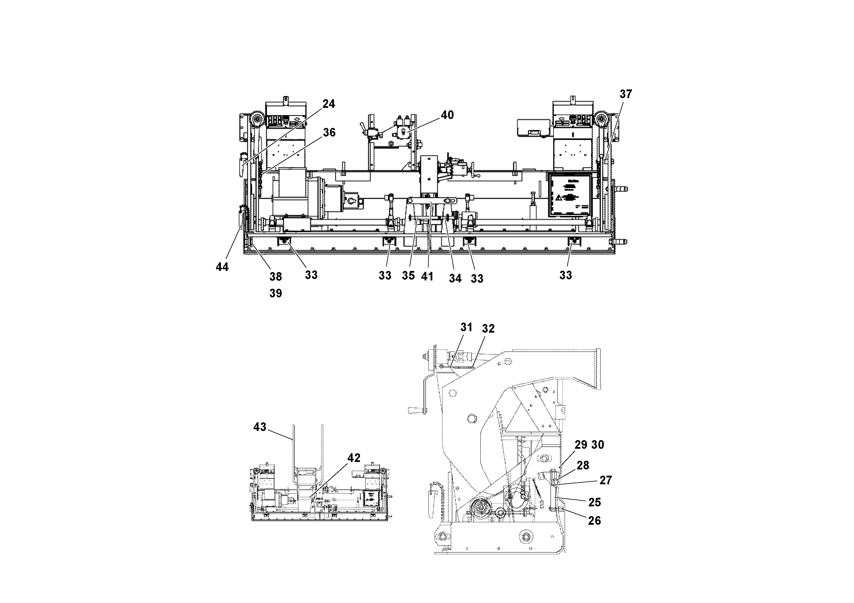 Схема запчастей Volvo Wedgelocks - 55583 Main Screed Assembly WEDGE-LOCK 10 ELECTRIC