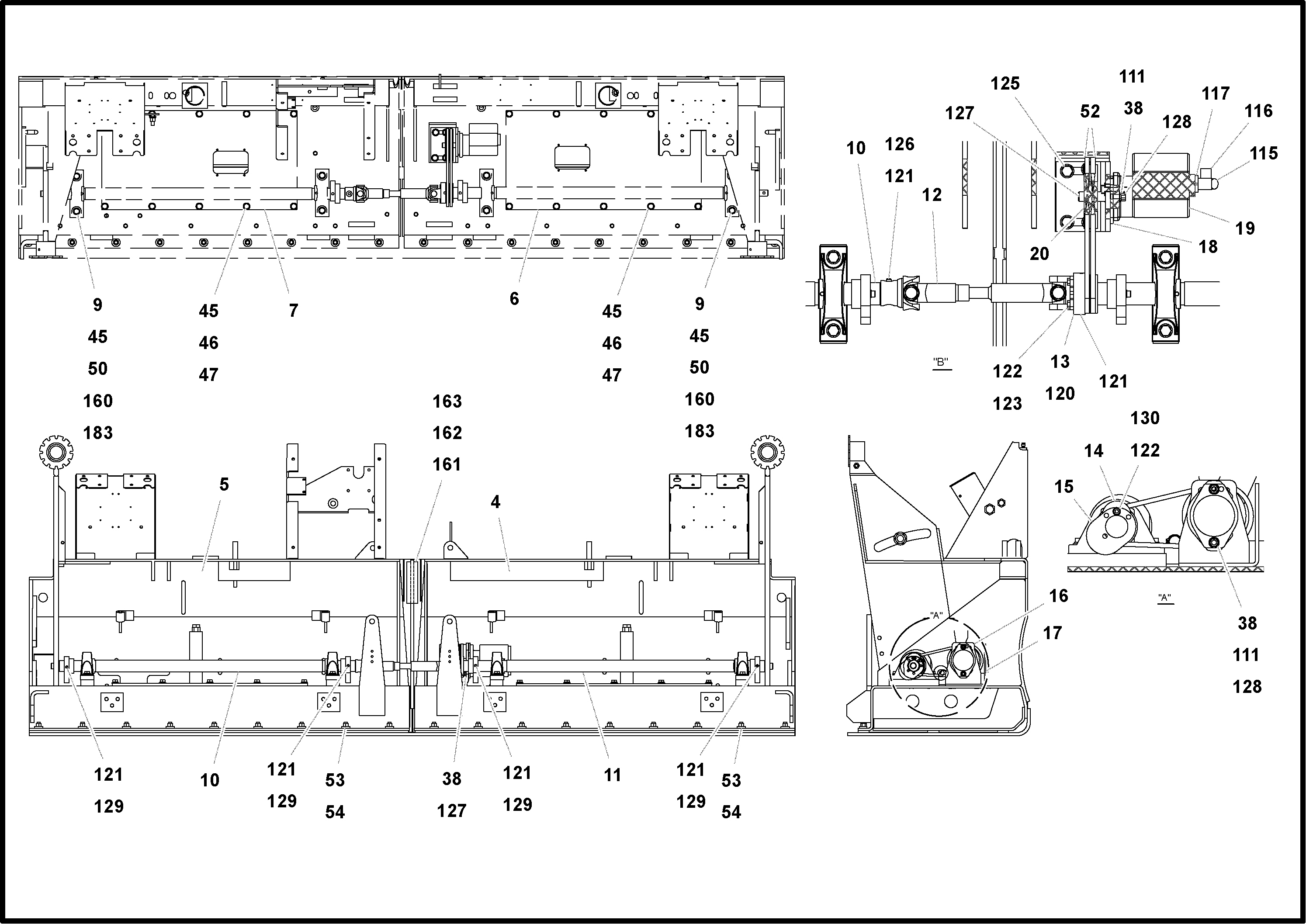 Схема запчастей Volvo Wedgelocks - 62905 Main Screed Assembly WEDGE-LOCK 10 ELECTRIC