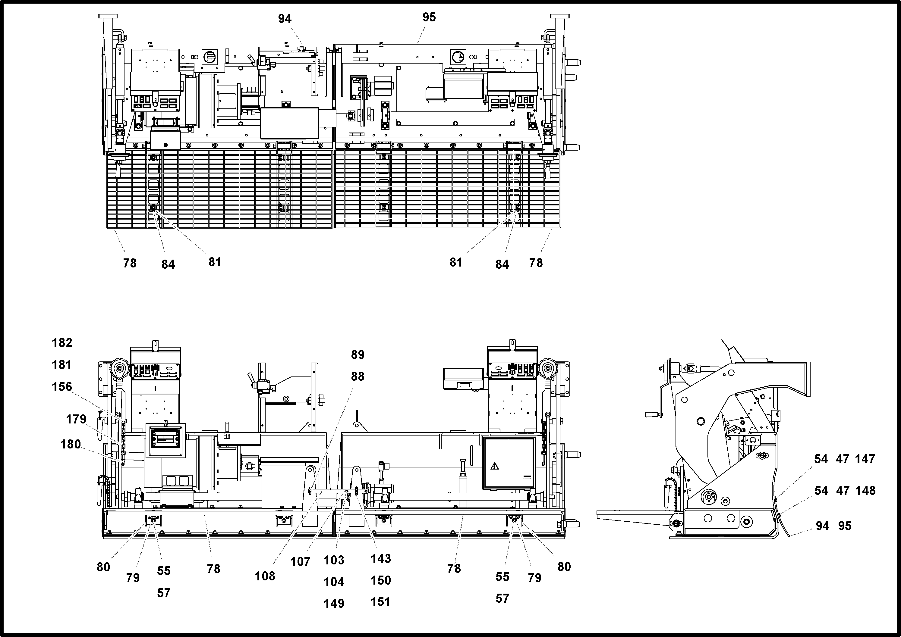 Схема запчастей Volvo Wedgelocks - 62906 Main Screed Assembly WEDGE-LOCK 10 ELECTRIC