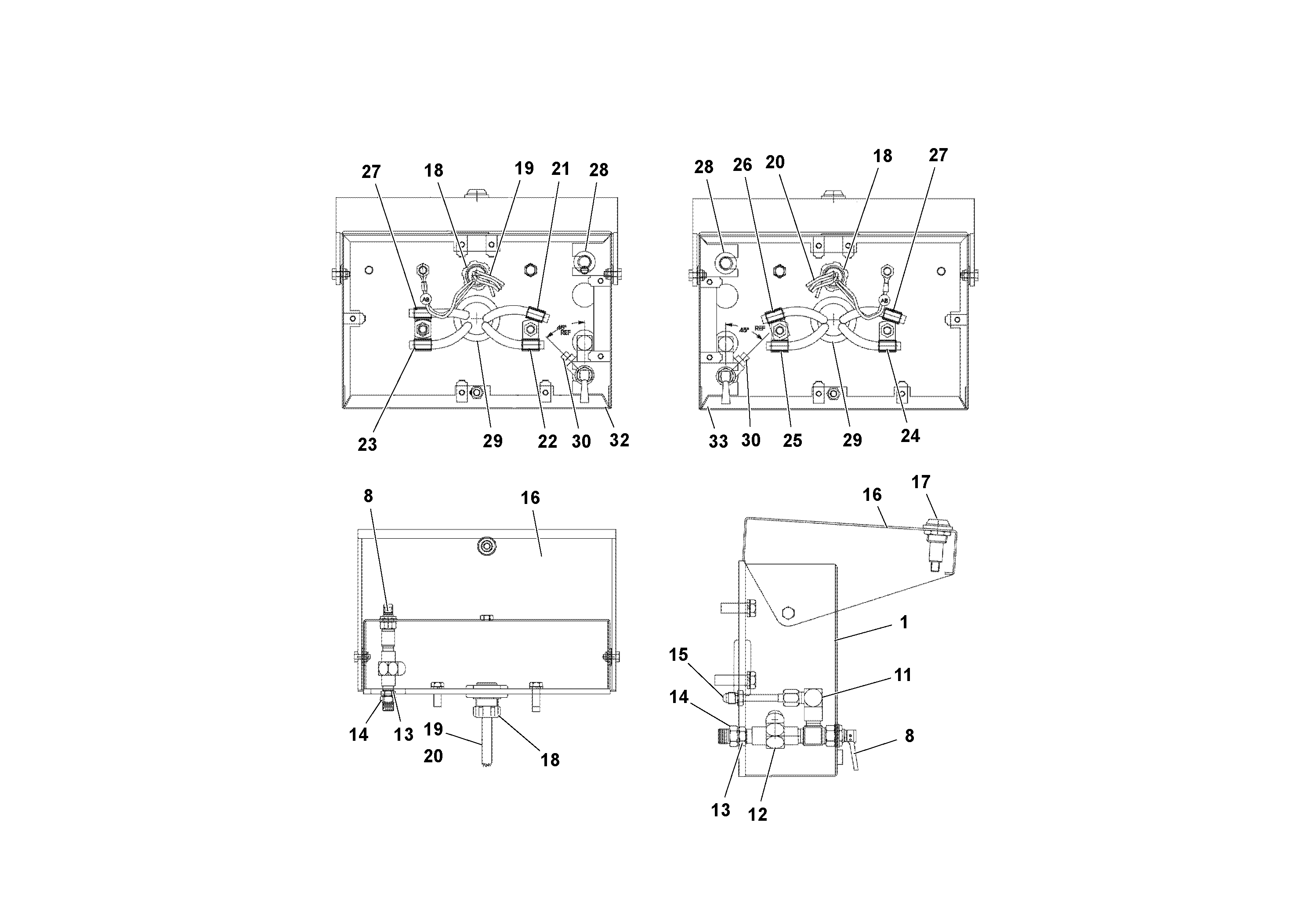 Схема запчастей Volvo Wedgelocks - 65071 Control Box Assembly WEDGE-LOCK 10