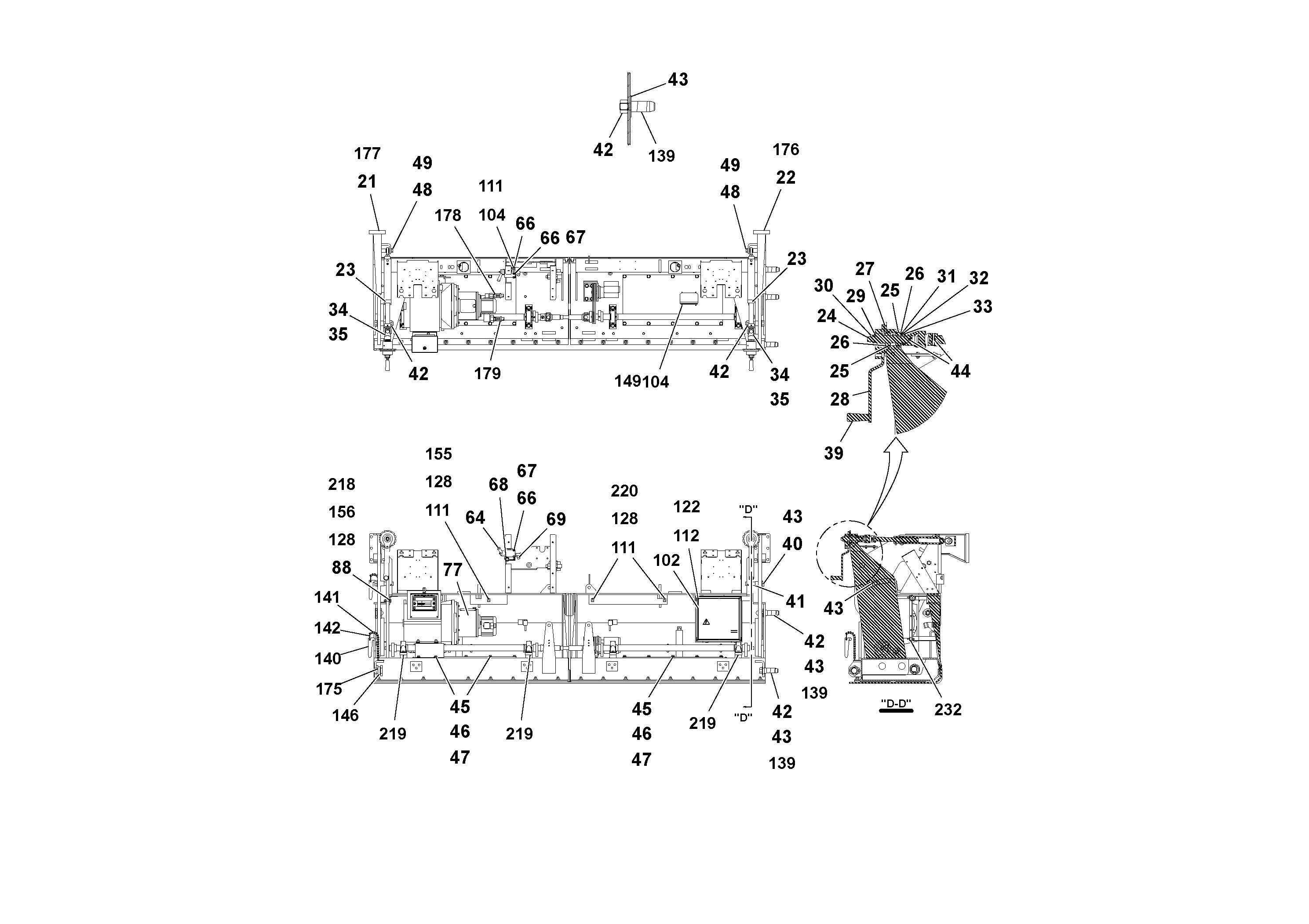 Схема запчастей Volvo Wedgelocks - 100111 Vibrator Shafts and Motor WEDGE-LOCK 10 ELECTRIC