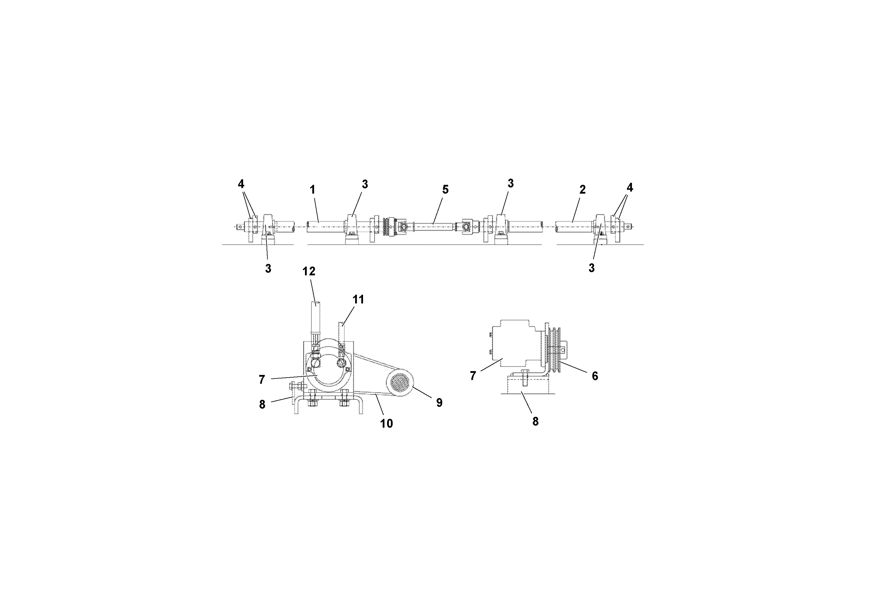 Схема запчастей Volvo Wedgelocks - 65079 Vibrator Shafts and Motor WEDGE-LOCK 10