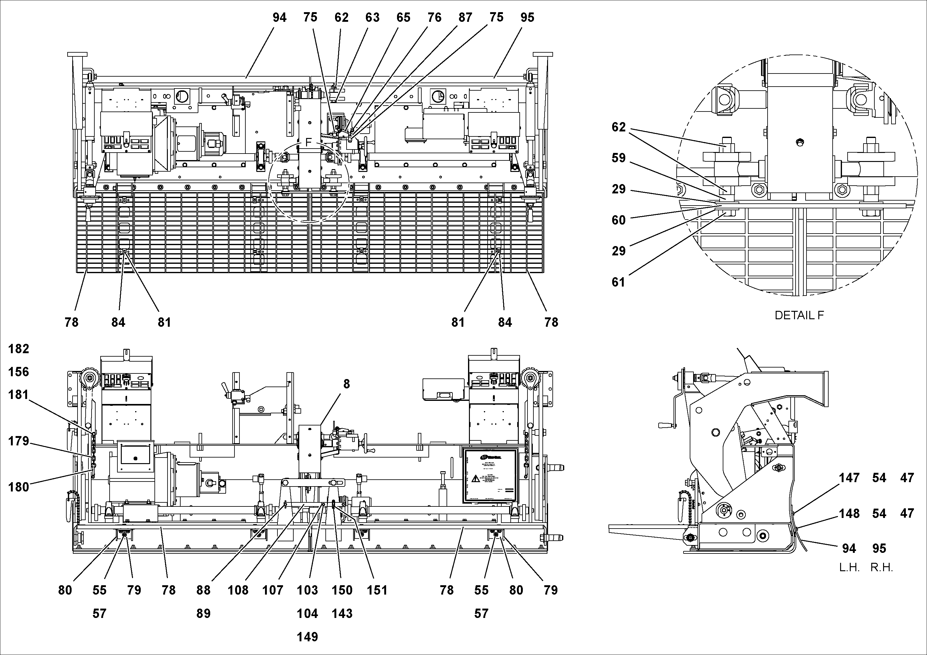 Схема запчастей Volvo Wedgelocks - 62919 Vibrator Shafts and Motor WEDGE-LOCK 10 ELECTRIC