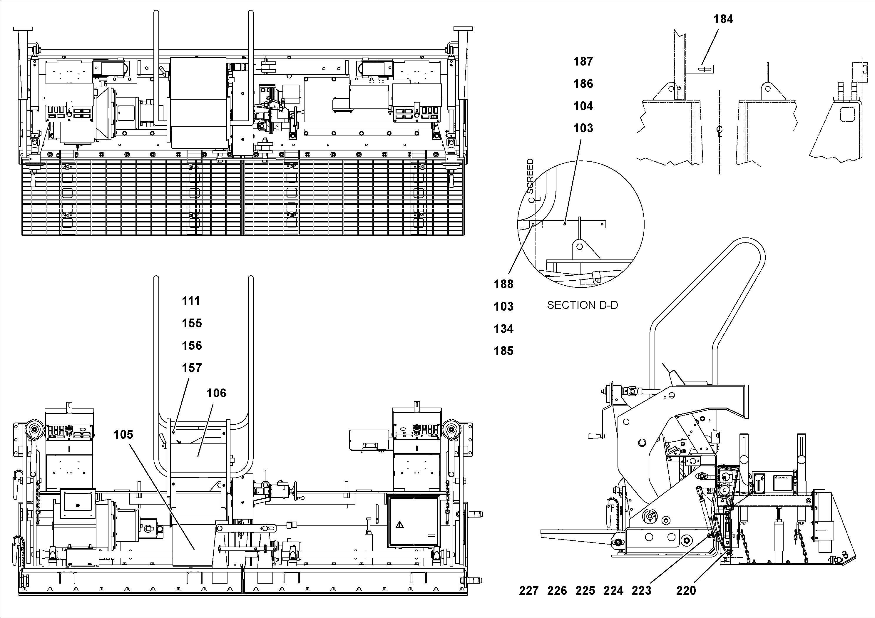 Схема запчастей Volvo Wedgelocks - 62920 Vibrator Shafts and Motor WEDGE-LOCK 10 ELECTRIC
