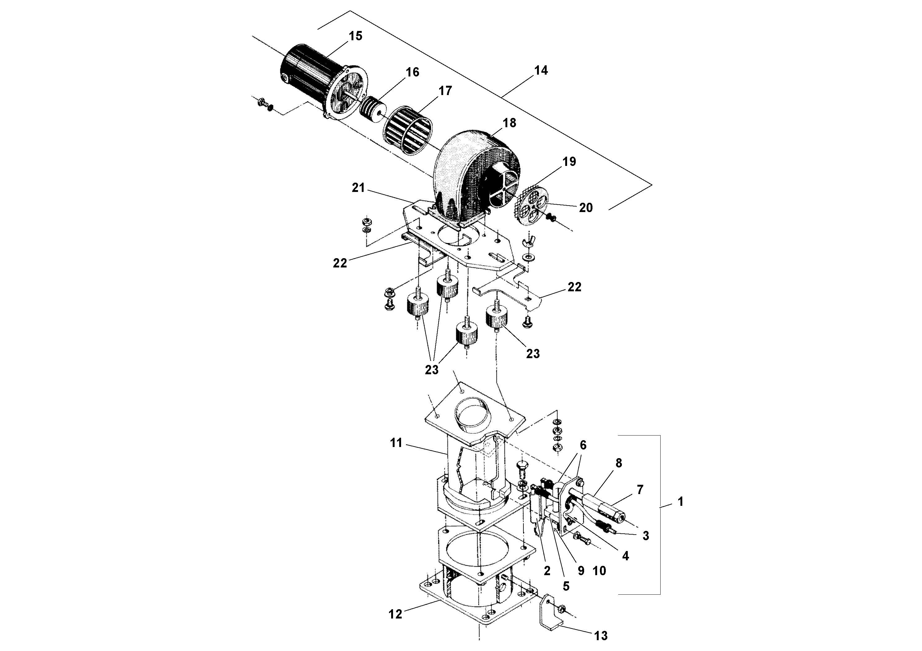 Схема запчастей Volvo Wedgelocks - 59672 Screed Heater Assemblies WEDGE-LOCK 10