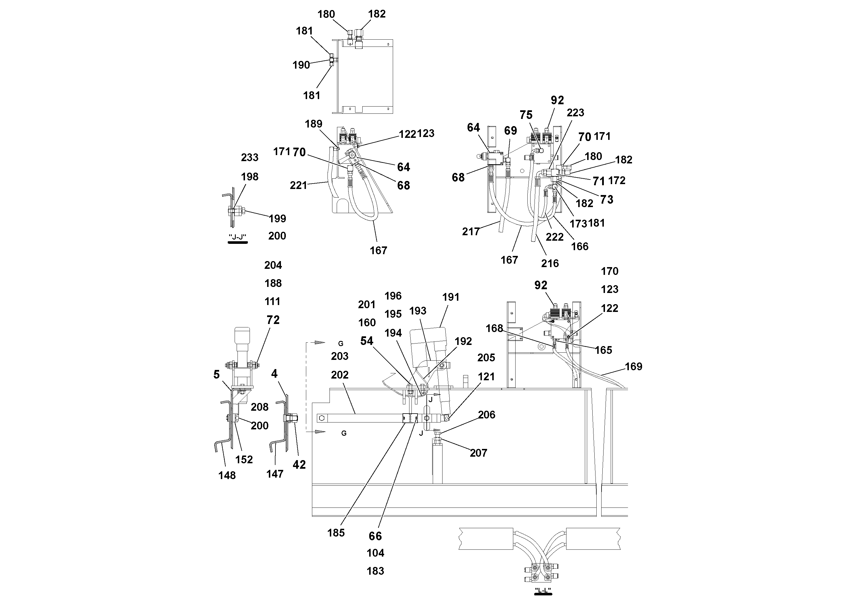 Схема запчастей Volvo Wedgelocks - 68649 Vibrator Shafts and Motor WEDGE-LOCK 10 ELECTRIC