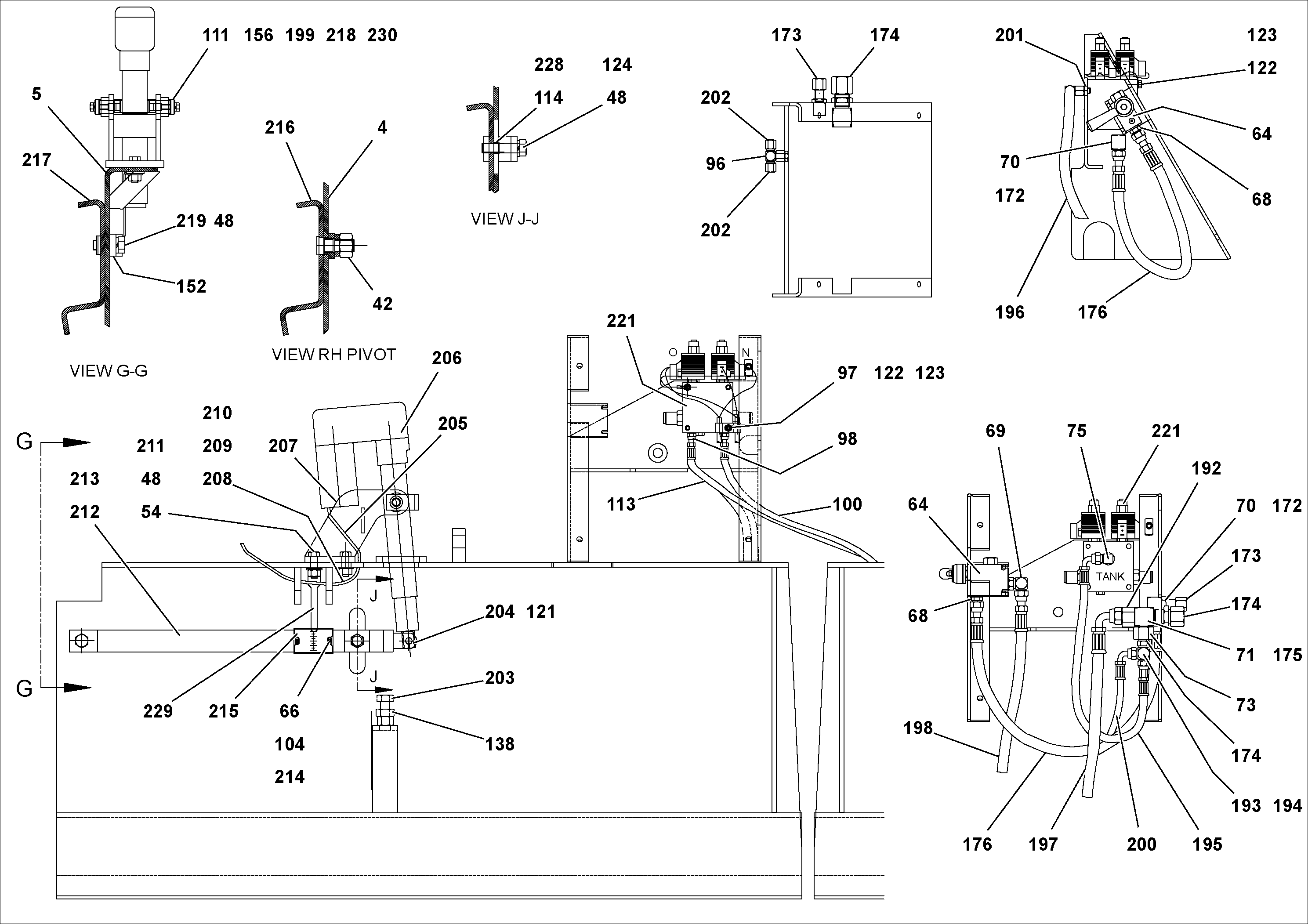 Схема запчастей Volvo Wedgelocks - 68650 Vibrator Shafts and Motor WEDGE-LOCK 10 ELECTRIC