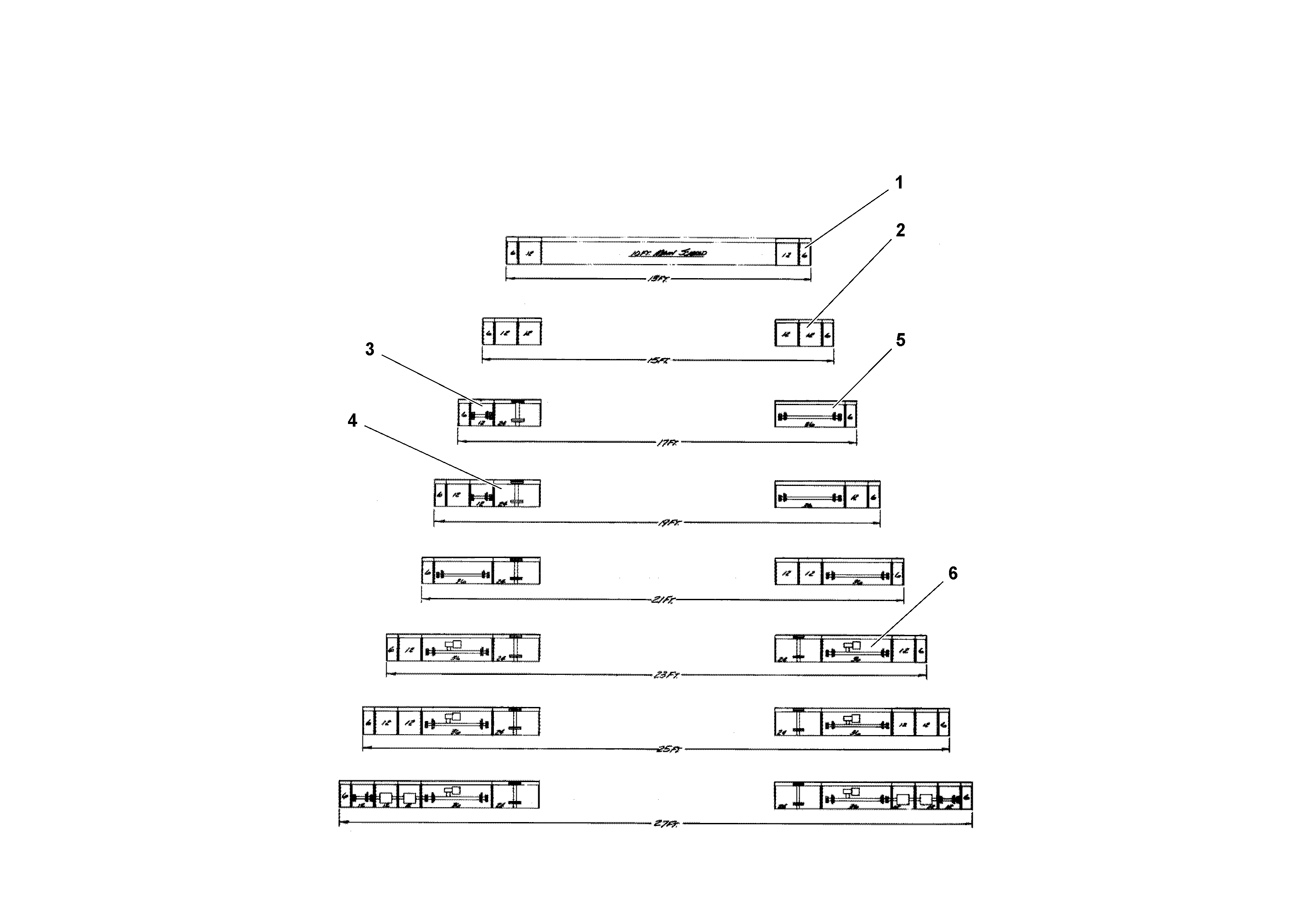 Схема запчастей Volvo Wedgelocks - 65082 Extended Width Paving Arrangement WEDGE-LOCK 10