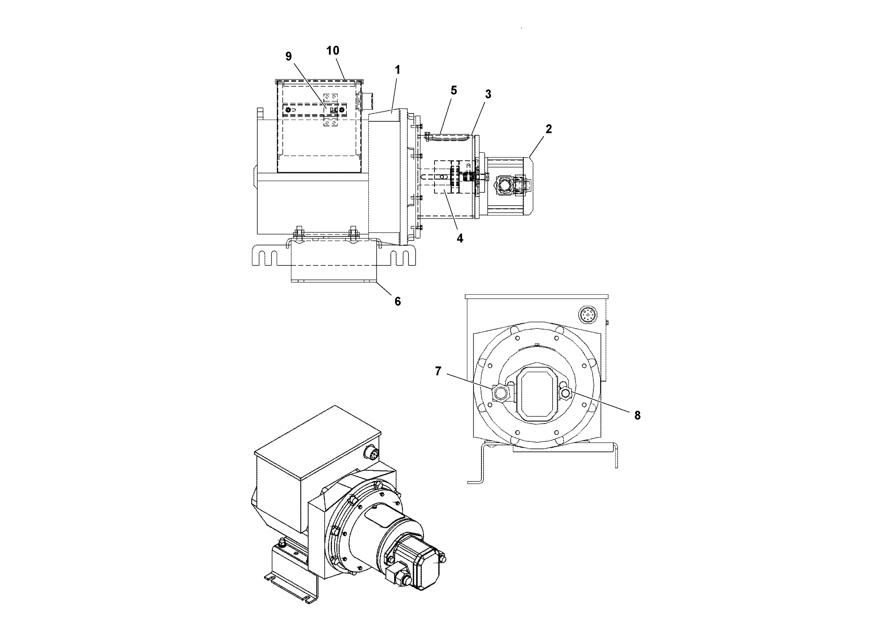 Схема запчастей Volvo Wedgelocks - 61680 Alternator Assembly WEDGE-LOCK 10 ELECTRIC