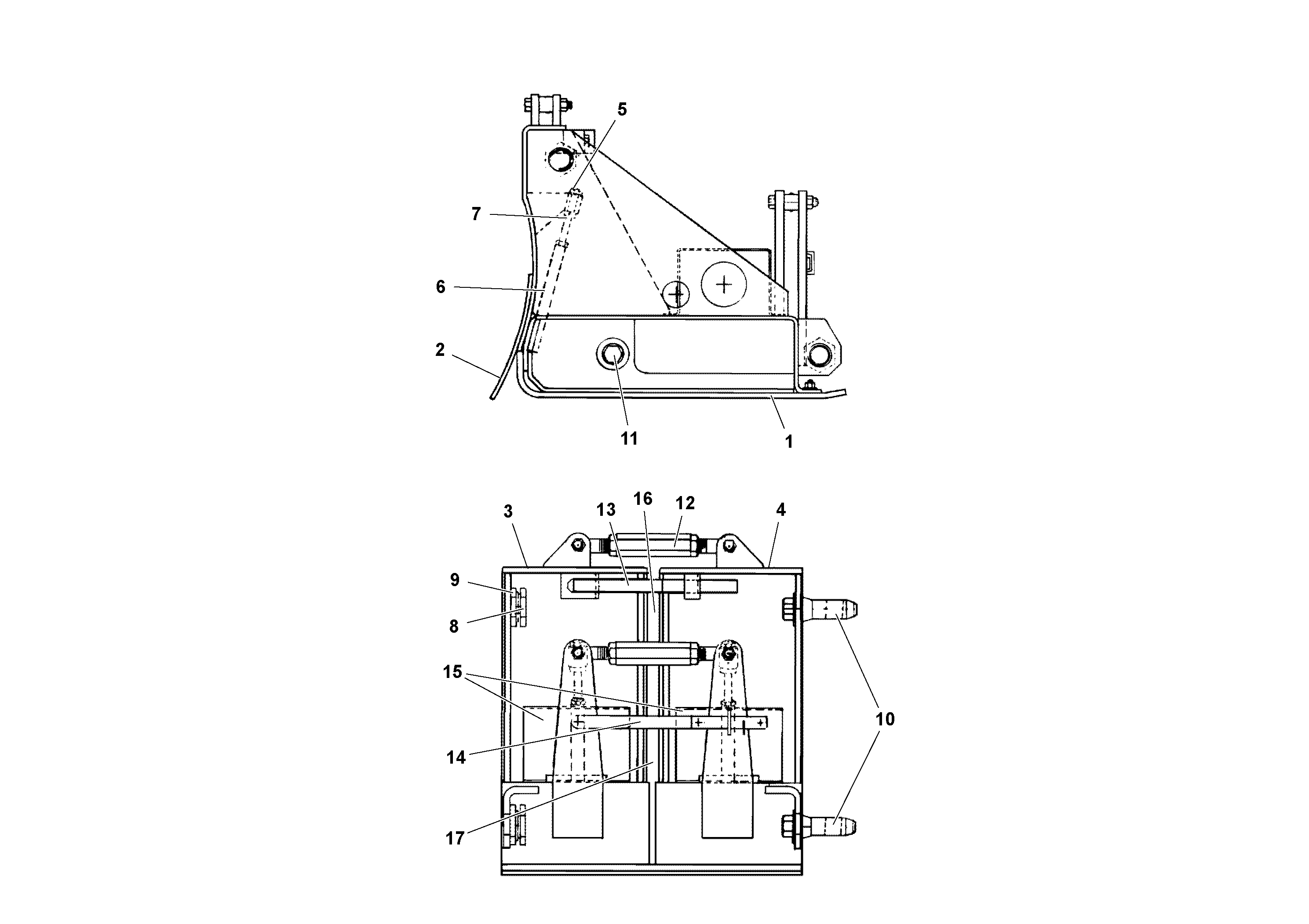 Схема запчастей Volvo Wedgelocks - 65086 Crownable Wedge-lock Screed Extension WEDGE-LOCK 10