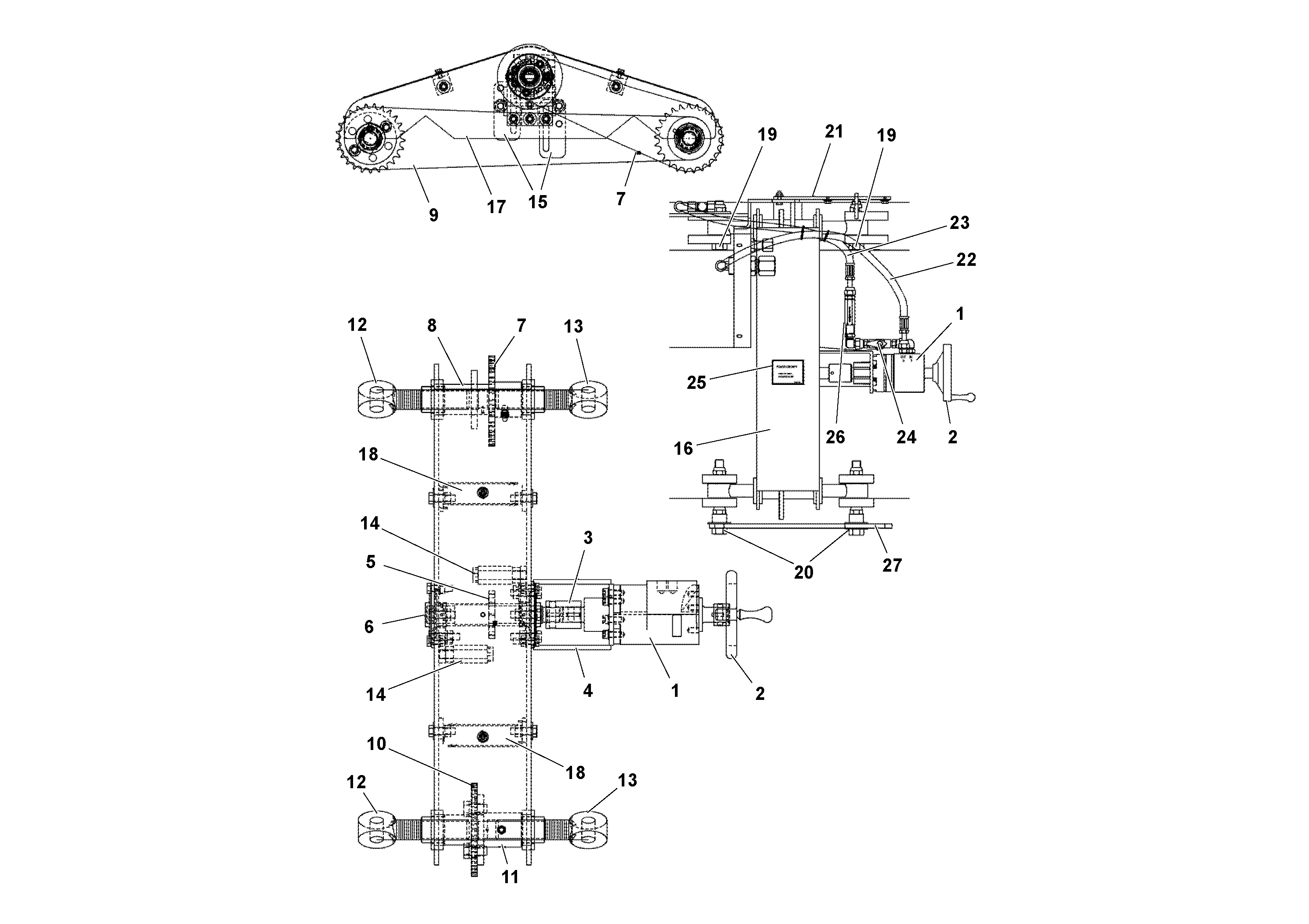 Схема запчастей Volvo Wedgelocks - 50104 Power Crown Adjusting Assembly WEDGE-LOCK 10 ELECTRIC
