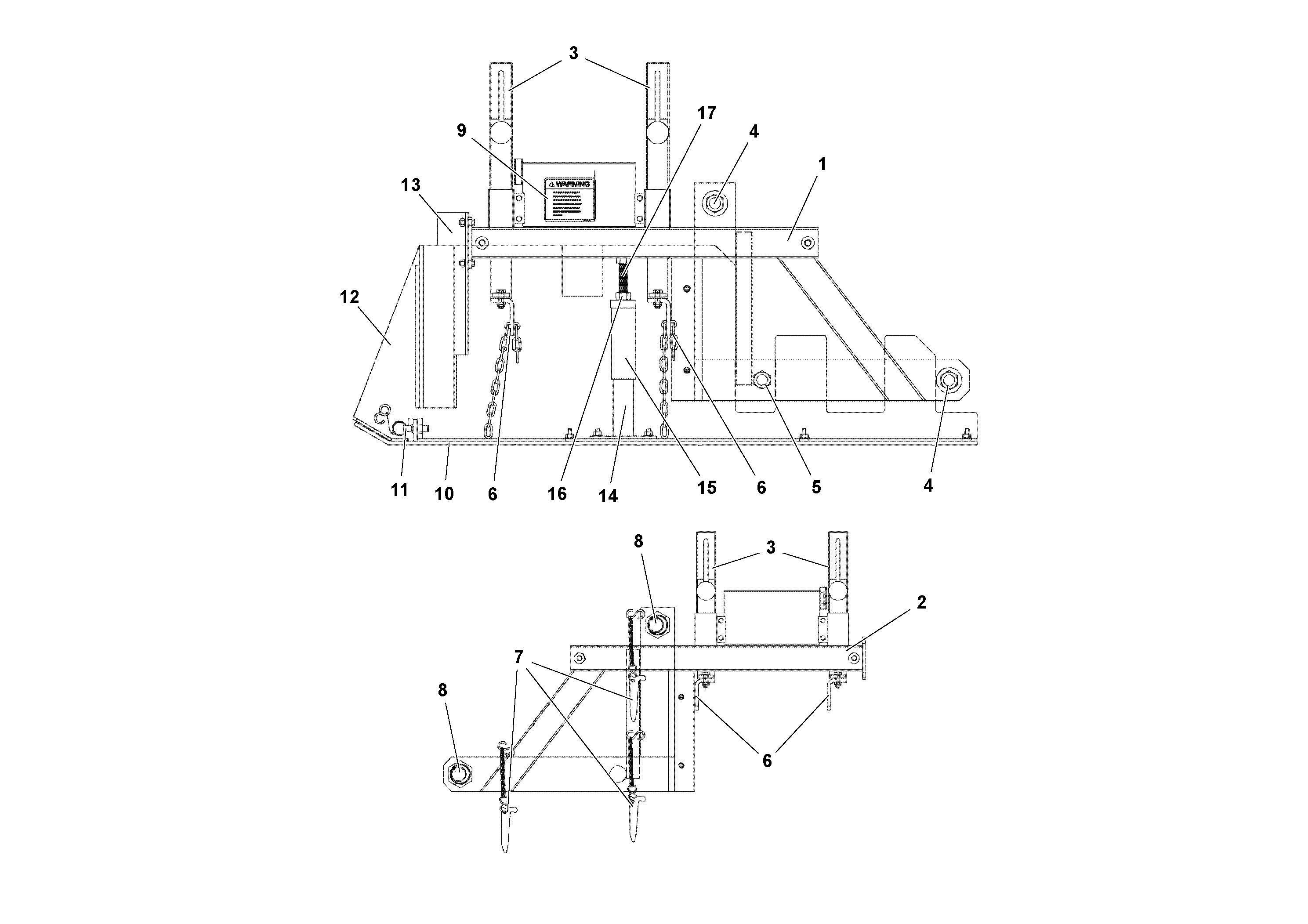 Схема запчастей Volvo Wedgelocks - 98549 Standard Mat Stop Edger Plate Assemblies WEDGE-LOCK 10
