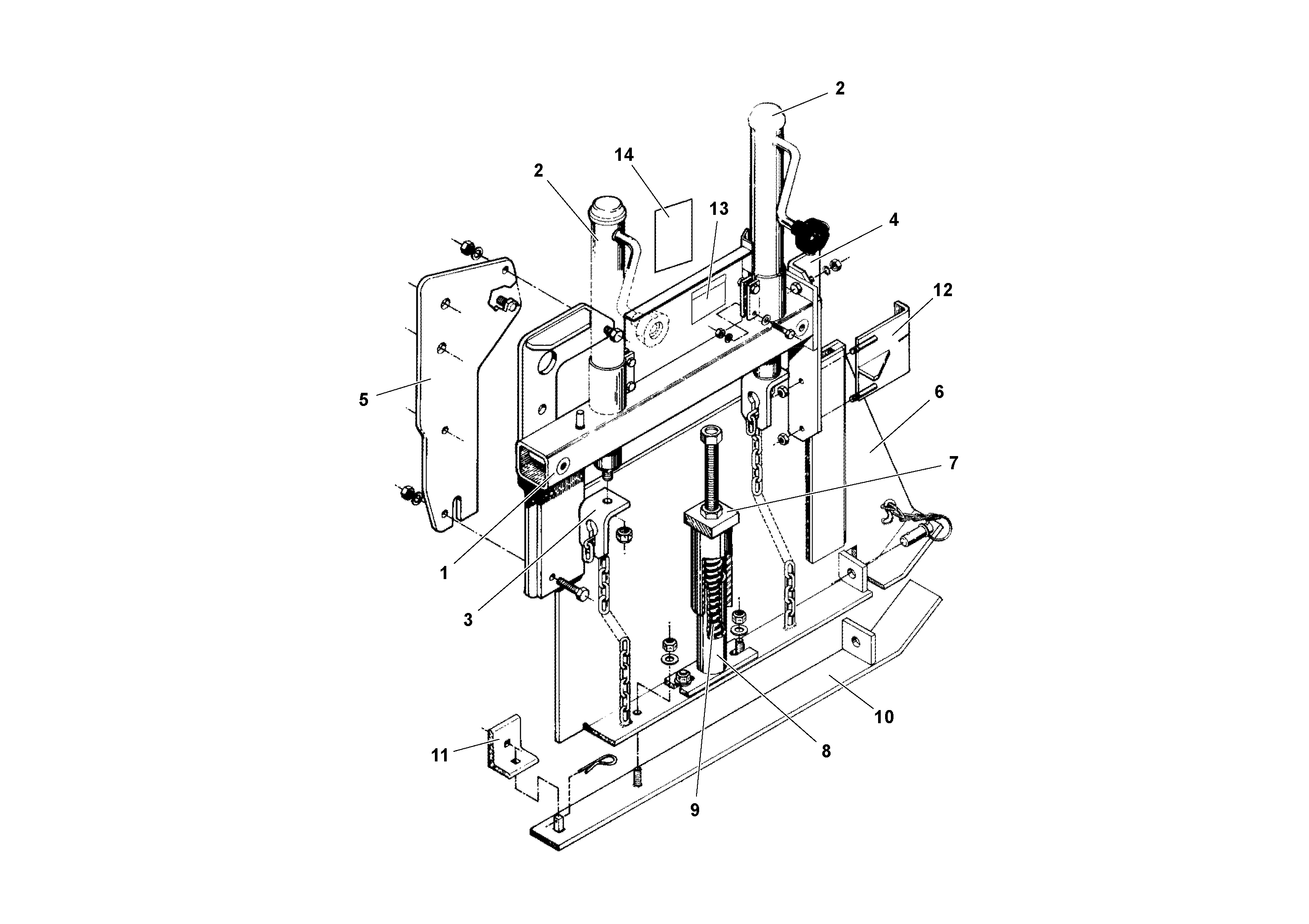 Схема запчастей Volvo Wedgelocks - 36578 Edger Plate Assembly WEDGE-LOCK 10 ELECTRIC