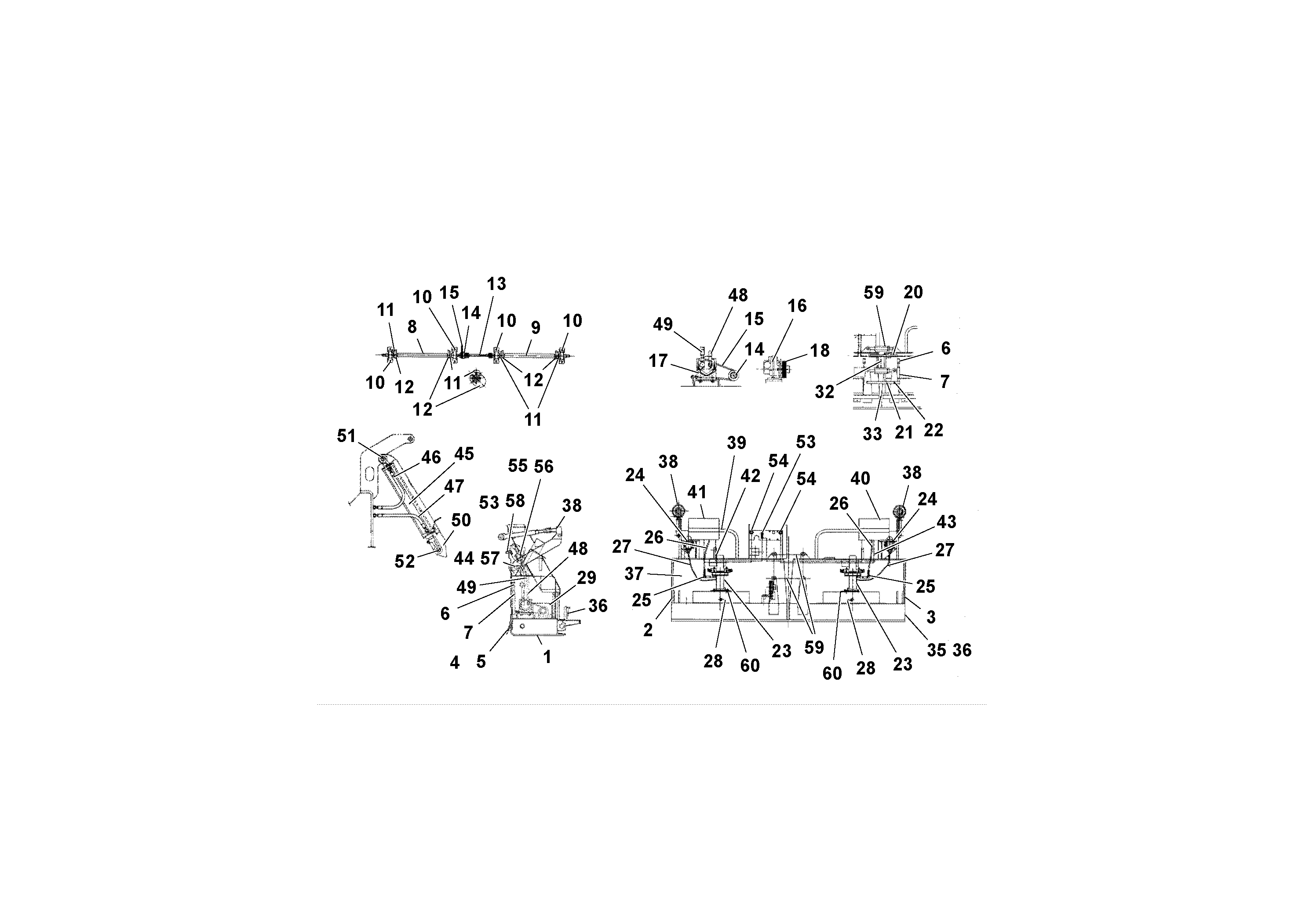 Схема запчастей Volvo Wedgelocks - 61408 Self-contained Vibratory Wedgelock Screed Assembly WEDGE-LOCK 8