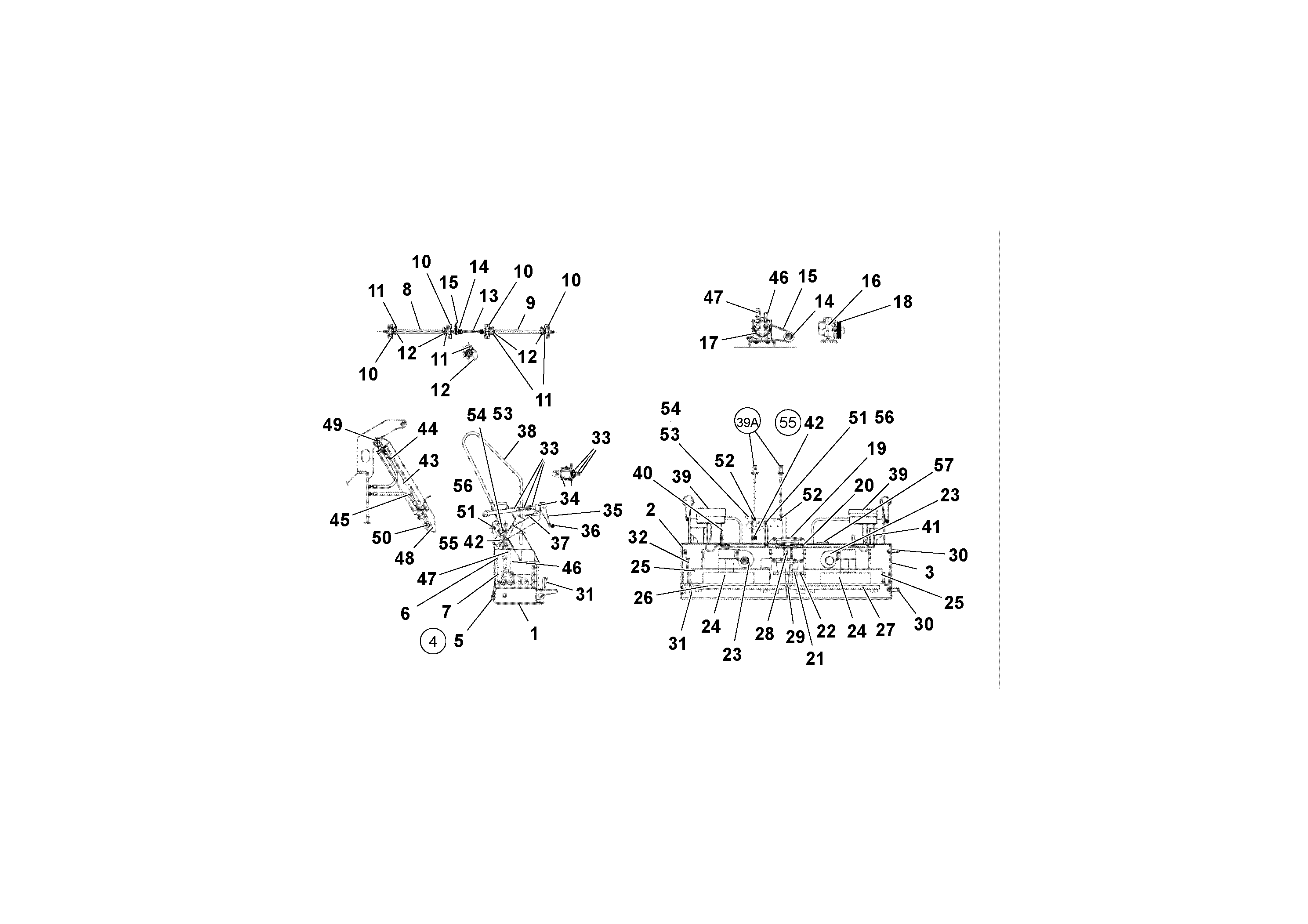 Схема запчастей Volvo Wedgelocks - 63886 Self-contained Vibratory Wedgelock Screed Assembly WEDGE-LOCK 8