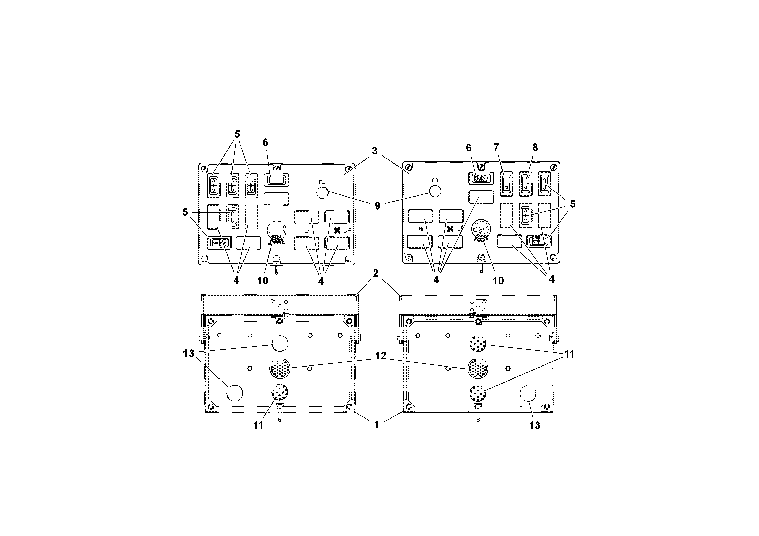 Схема запчастей Volvo Wedgelocks - 2489 Control Box Assembly WEDGE-LOCK 10 ELECTRIC