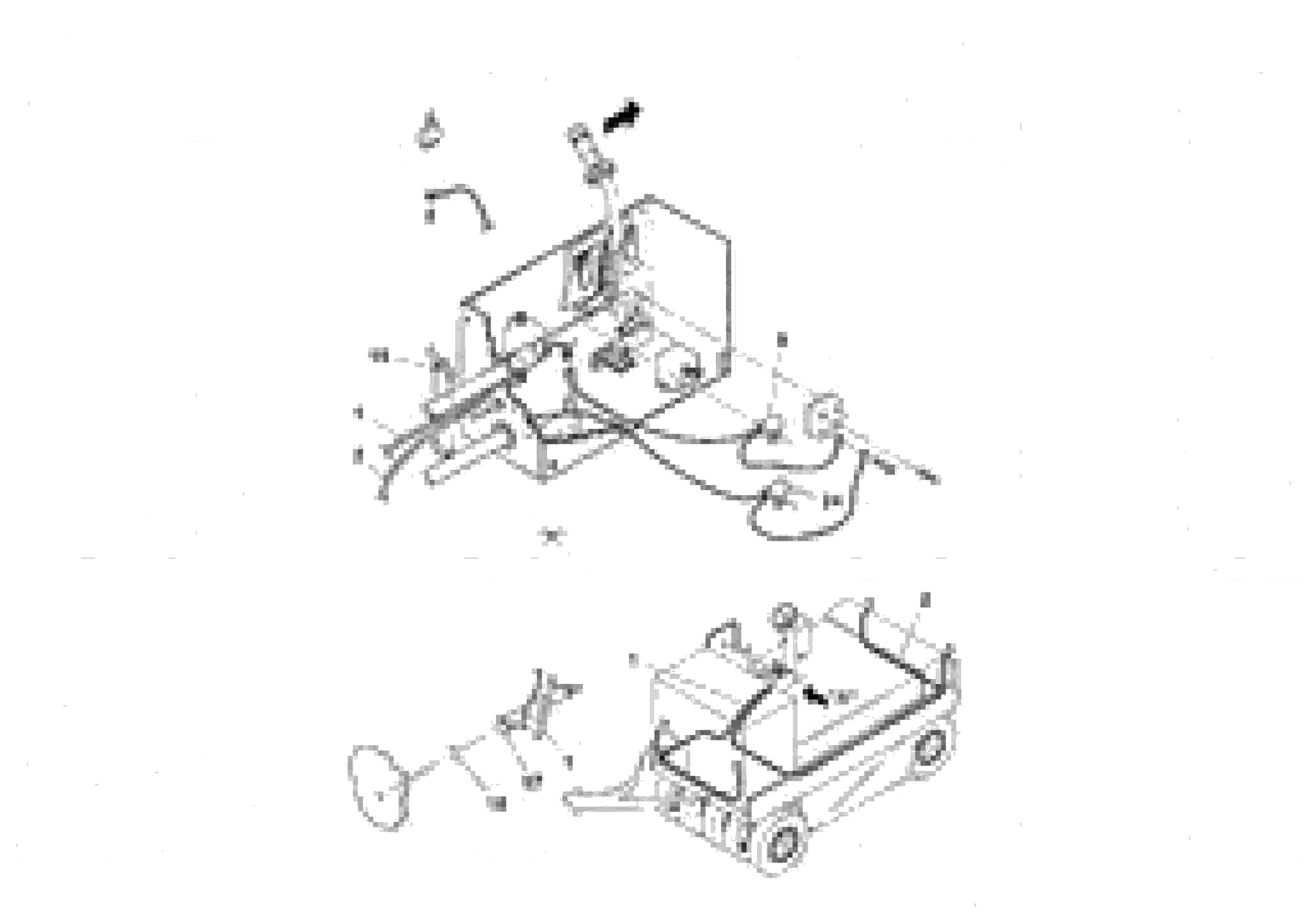 Схема запчастей Volvo PT125R S/N 197470- - 7387 Brake/signal/hazard Lights Installation 