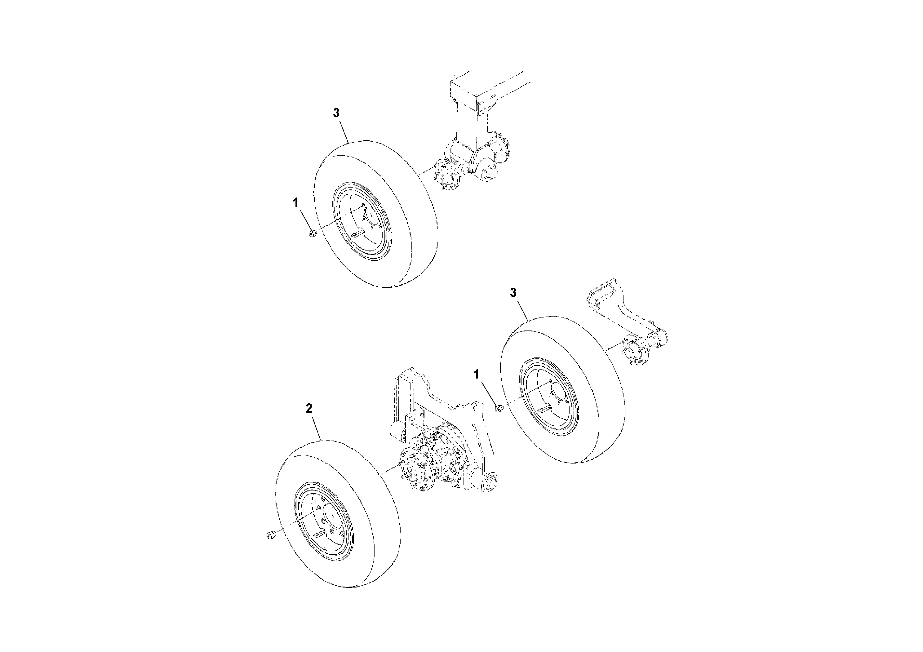 Схема запчастей Volvo PT125R S/N 197470- - 54917 Tire and Wheel Assembly 