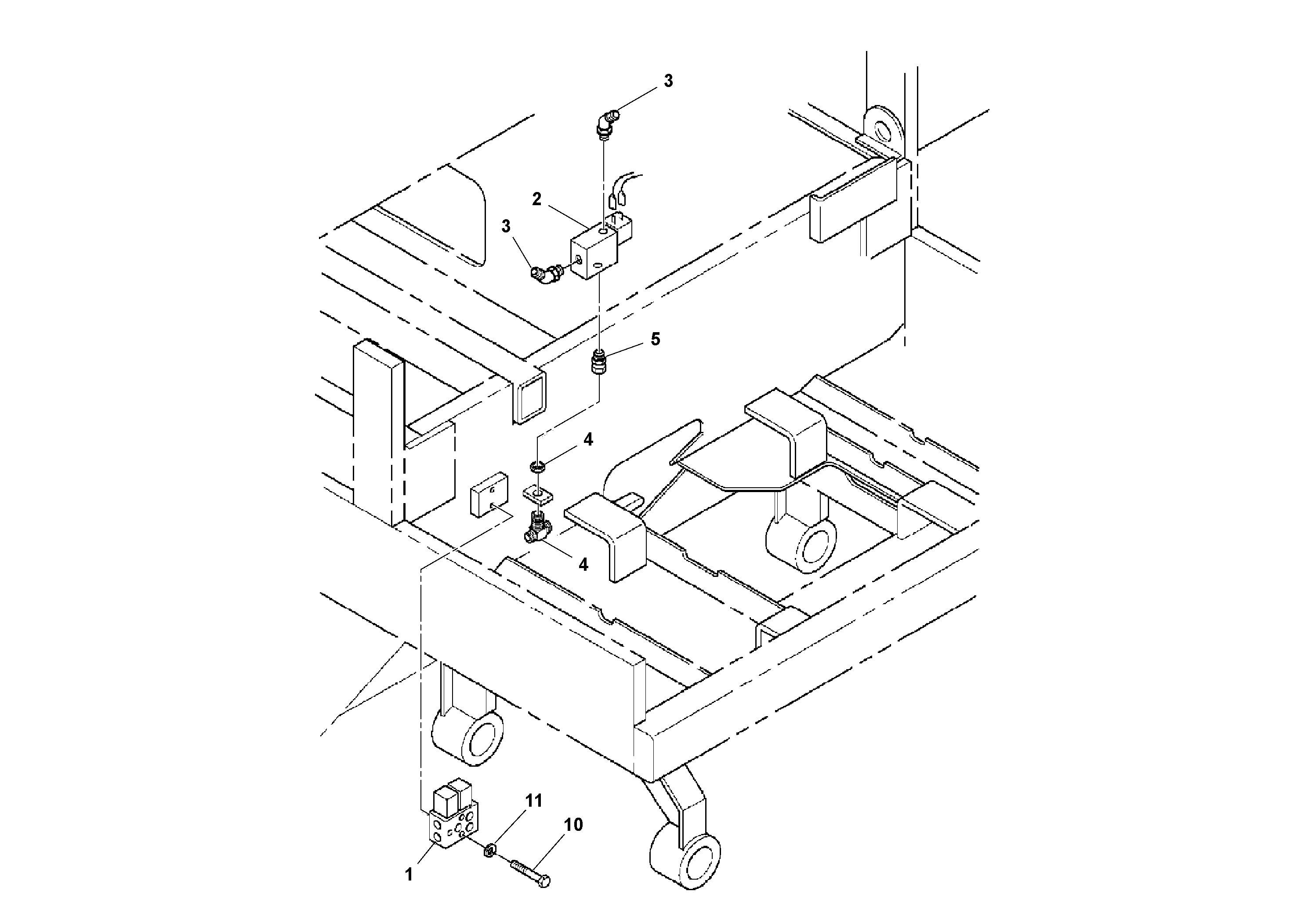 Схема запчастей Volvo PT125R S/N 197470- - 35414 Brake valve 
