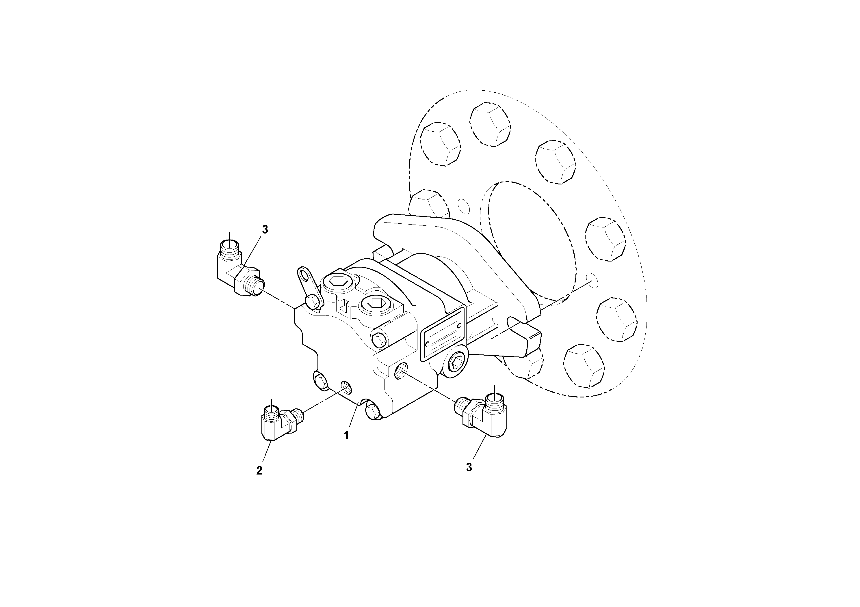 Схема запчастей Volvo DD90/DD90HF S/N 197375 - - 91804 Vibration Motor Assembly 