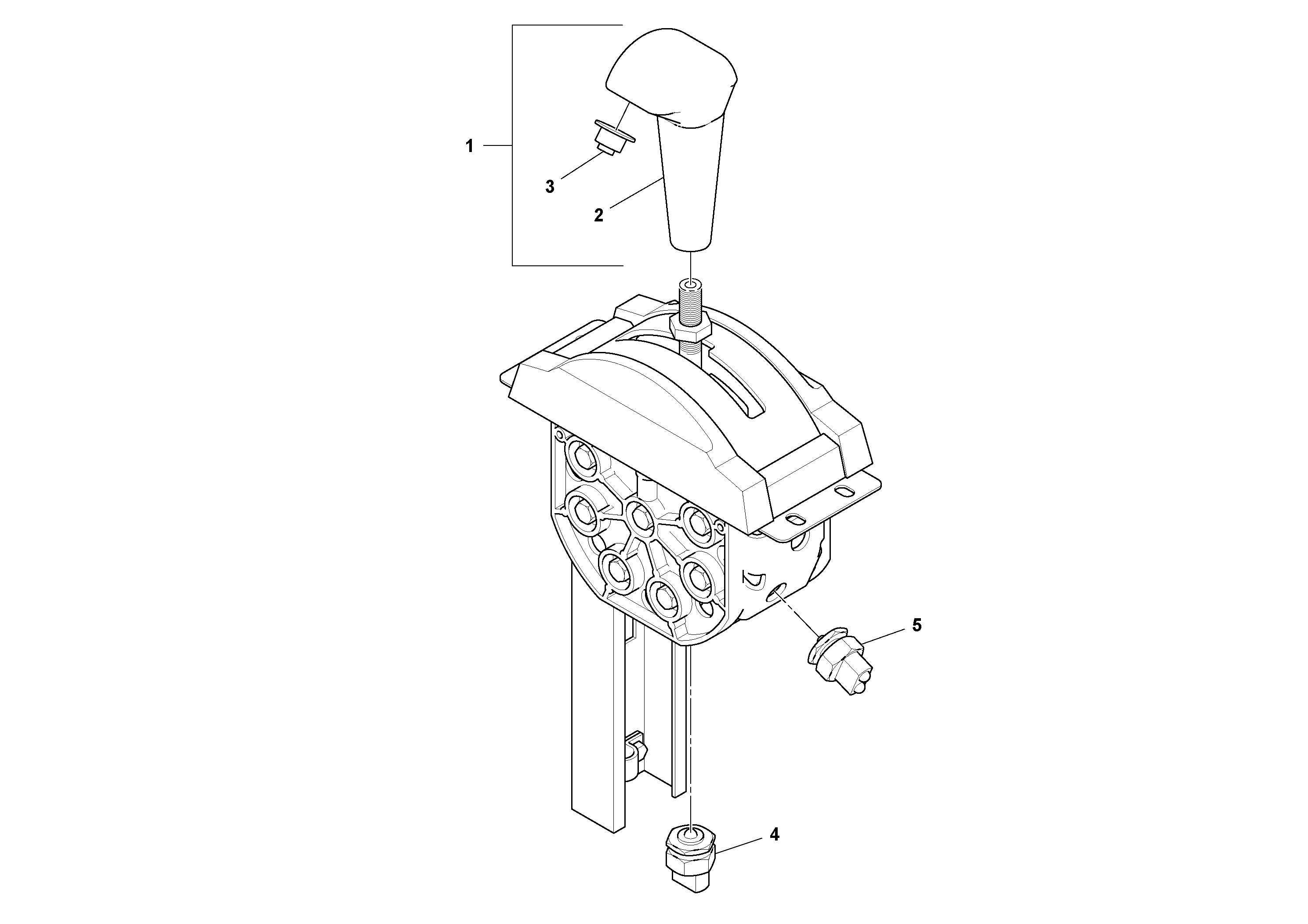 Схема запчастей Volvo DD14S/DD16 S/N 197600 - - 79642 F-stop-r Control 