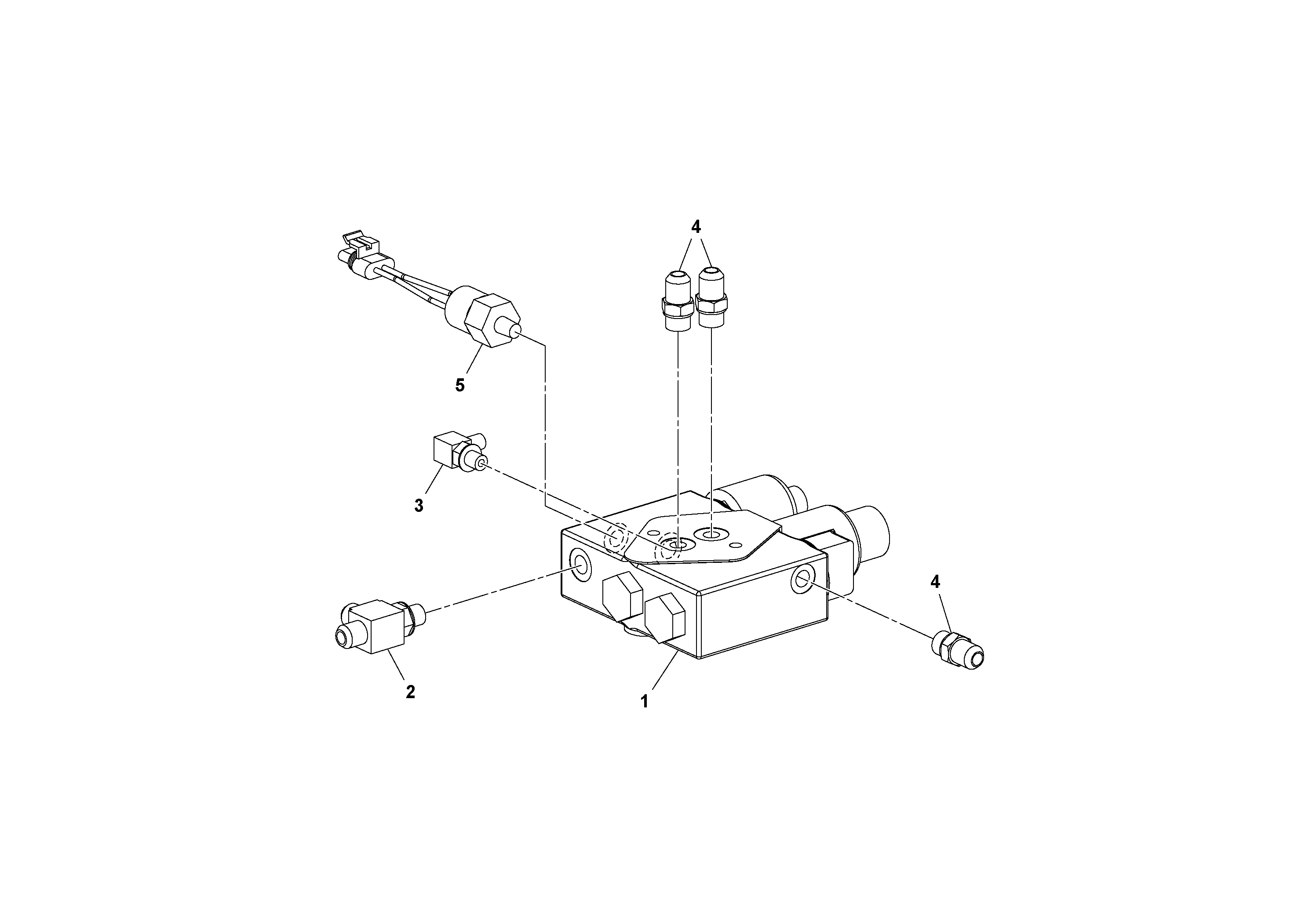 Схема запчастей Volvo DD14S/DD16 S/N 197600 - - 72832 Brake Valve Assembly 