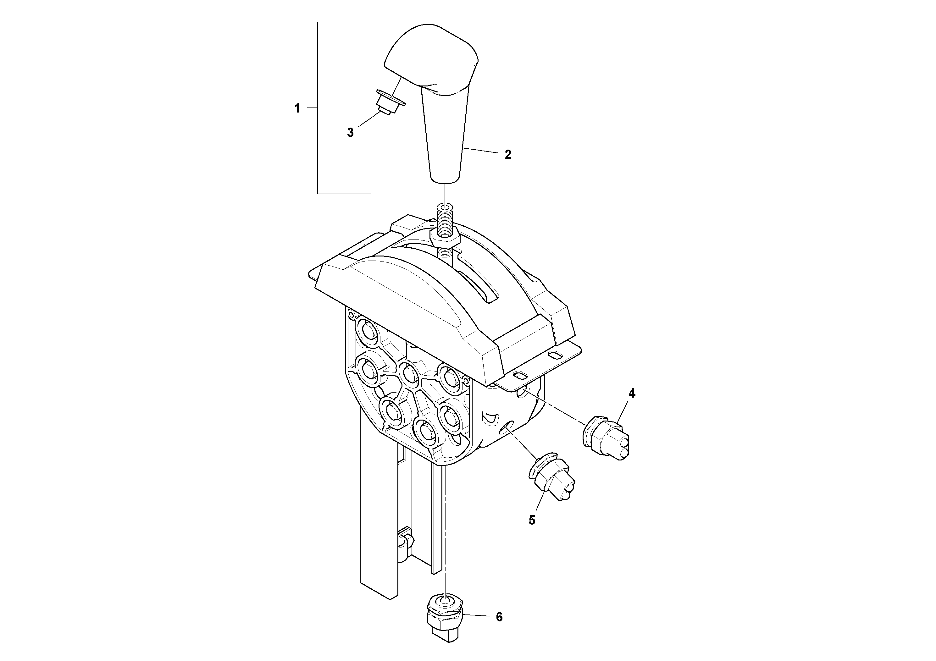 Схема запчастей Volvo CR24/CR30 S/N 197606 - - 37364 F-stop-r Control 