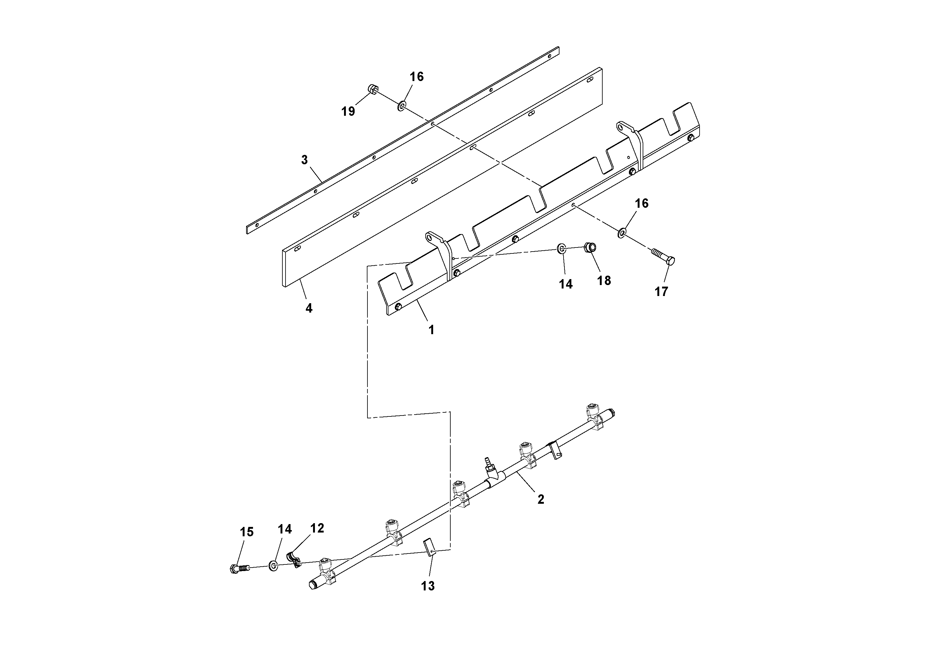 Схема запчастей Volvo DD29/DD30/DD31HF/DD38HF S/N 197592 - - 79989 Spray System Scraper Assembly 