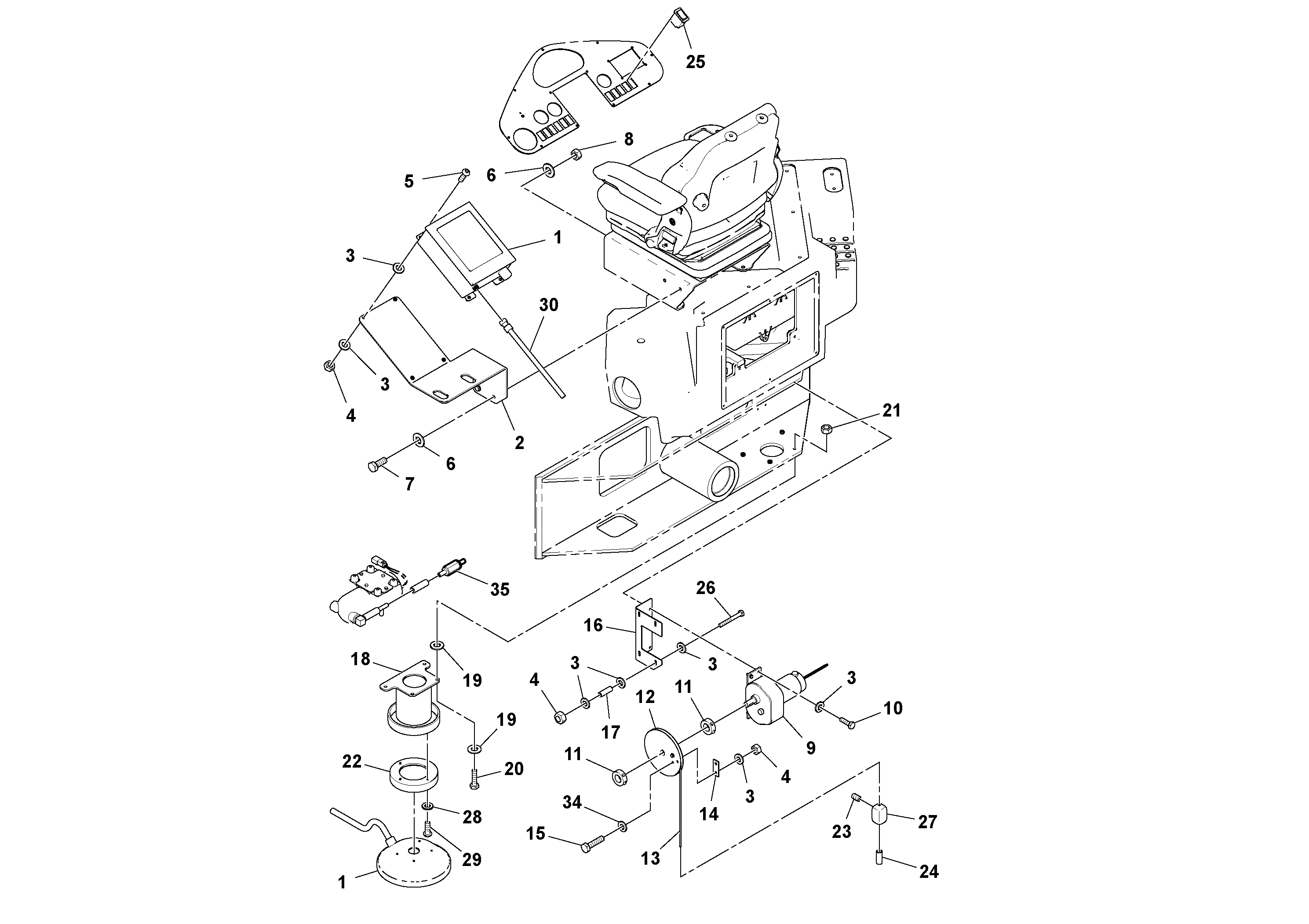 Схема запчастей Volvo DD112HF/DD118HF/HA/HFA S/N 197518 - - 57918 Density Gauge 