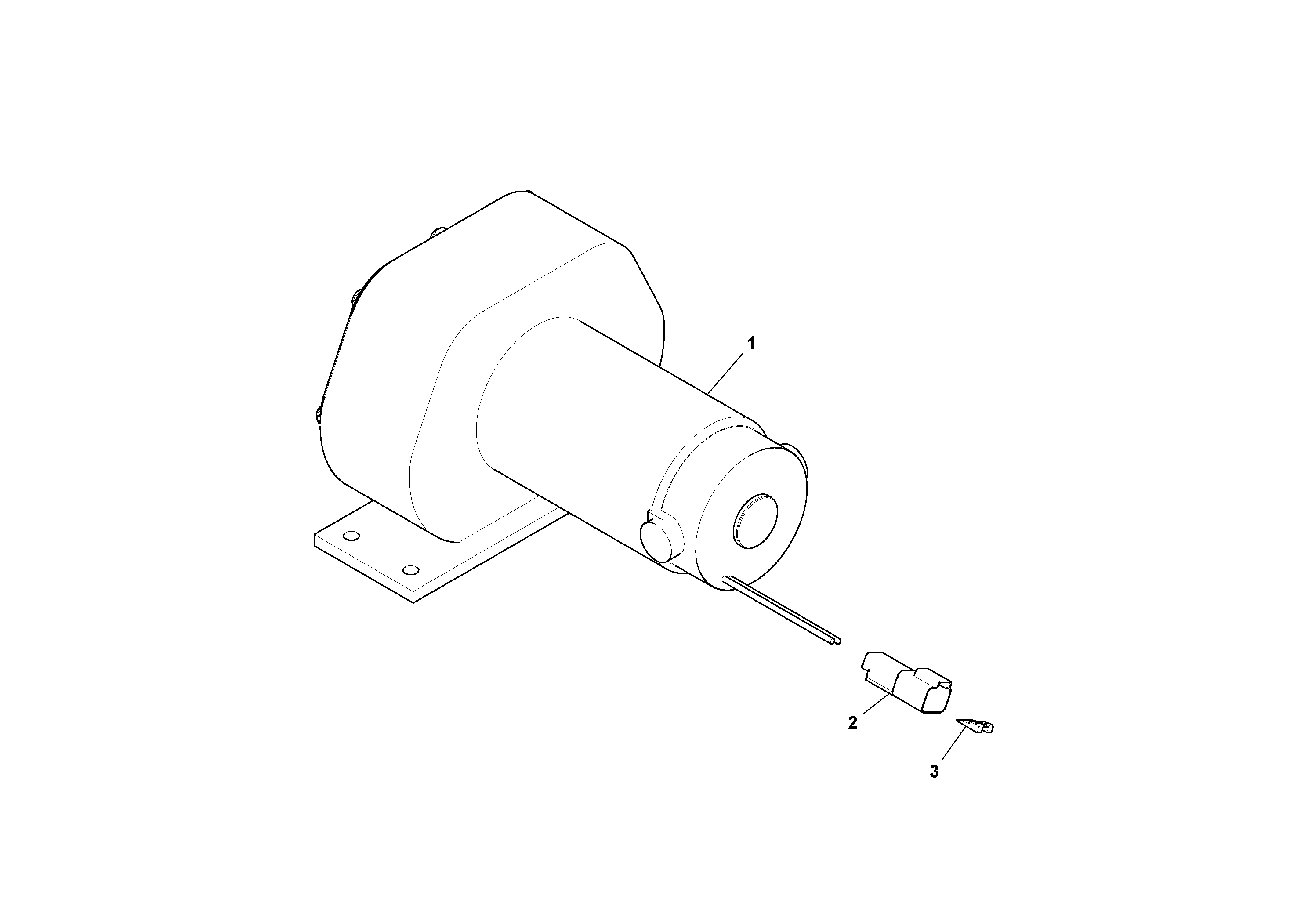 Схема запчастей Volvo DD132HF/DD138HF/HA/HFA S/N 197527- - 65850 Gear motor 