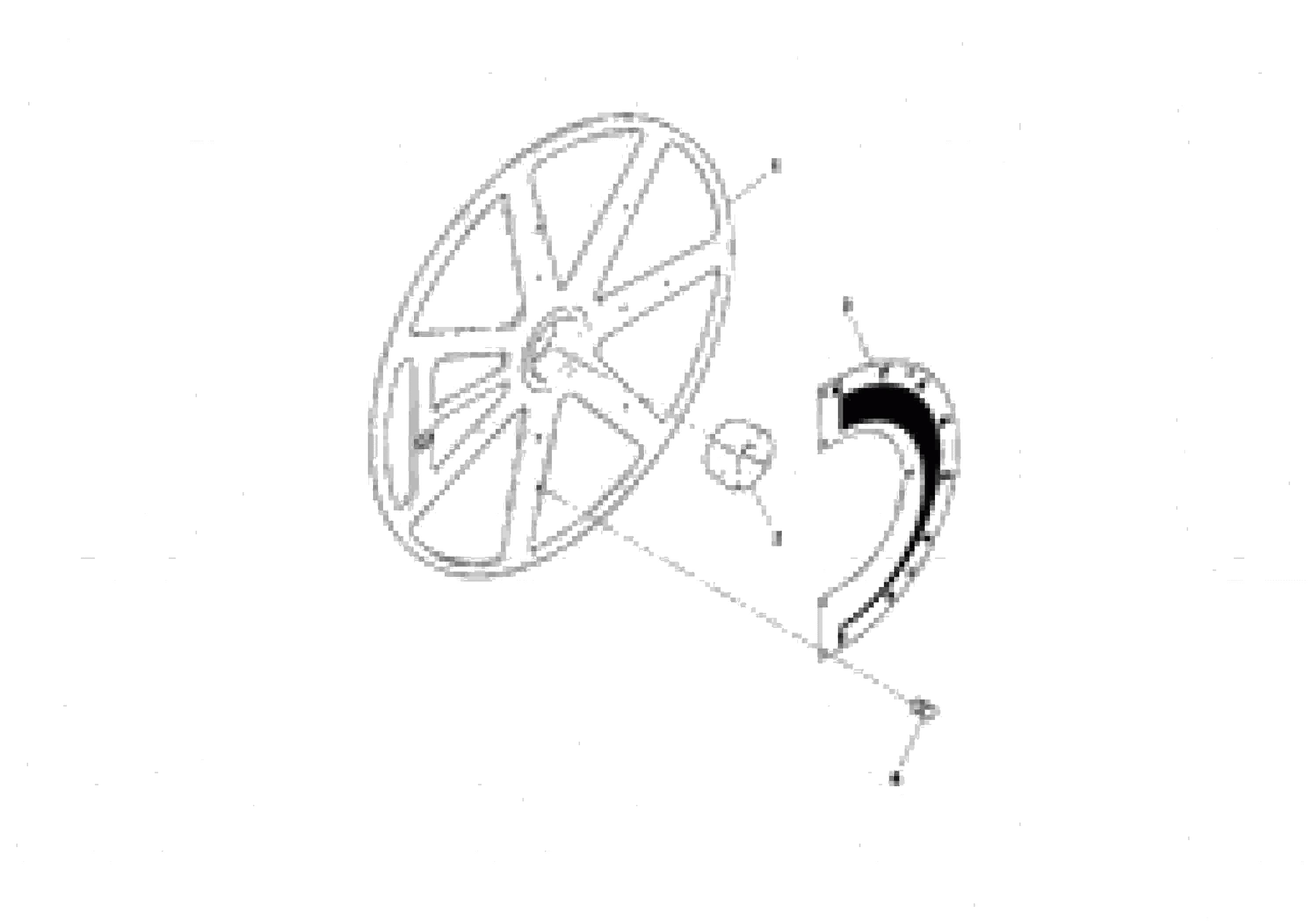Схема запчастей Volvo DD132HF/DD138HF/HA/HFA S/N 197527- - 50413 Handwheel Assembly 
