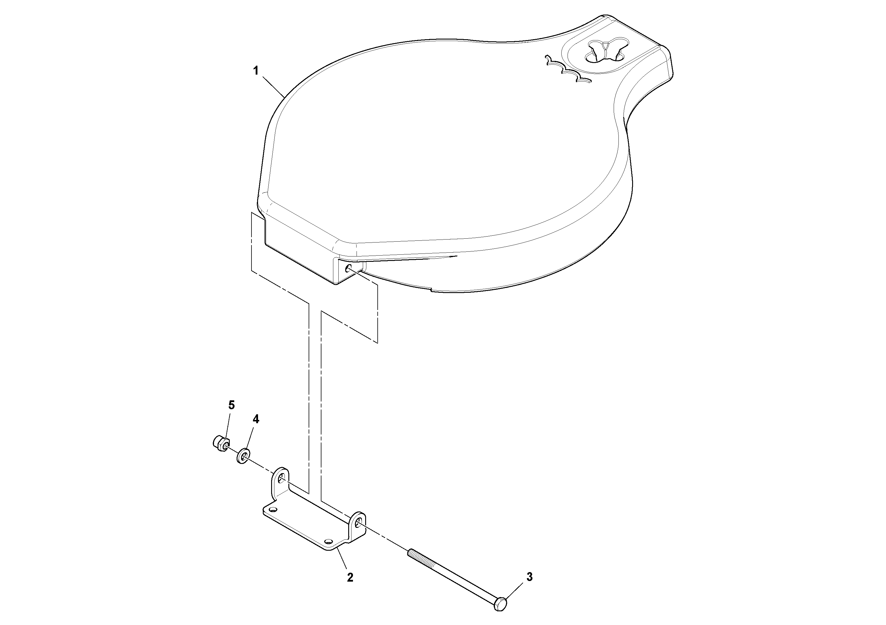 Схема запчастей Volvo DD132HF/DD138HF/HA/HFA S/N 197527- - 50559 Cover Installation 