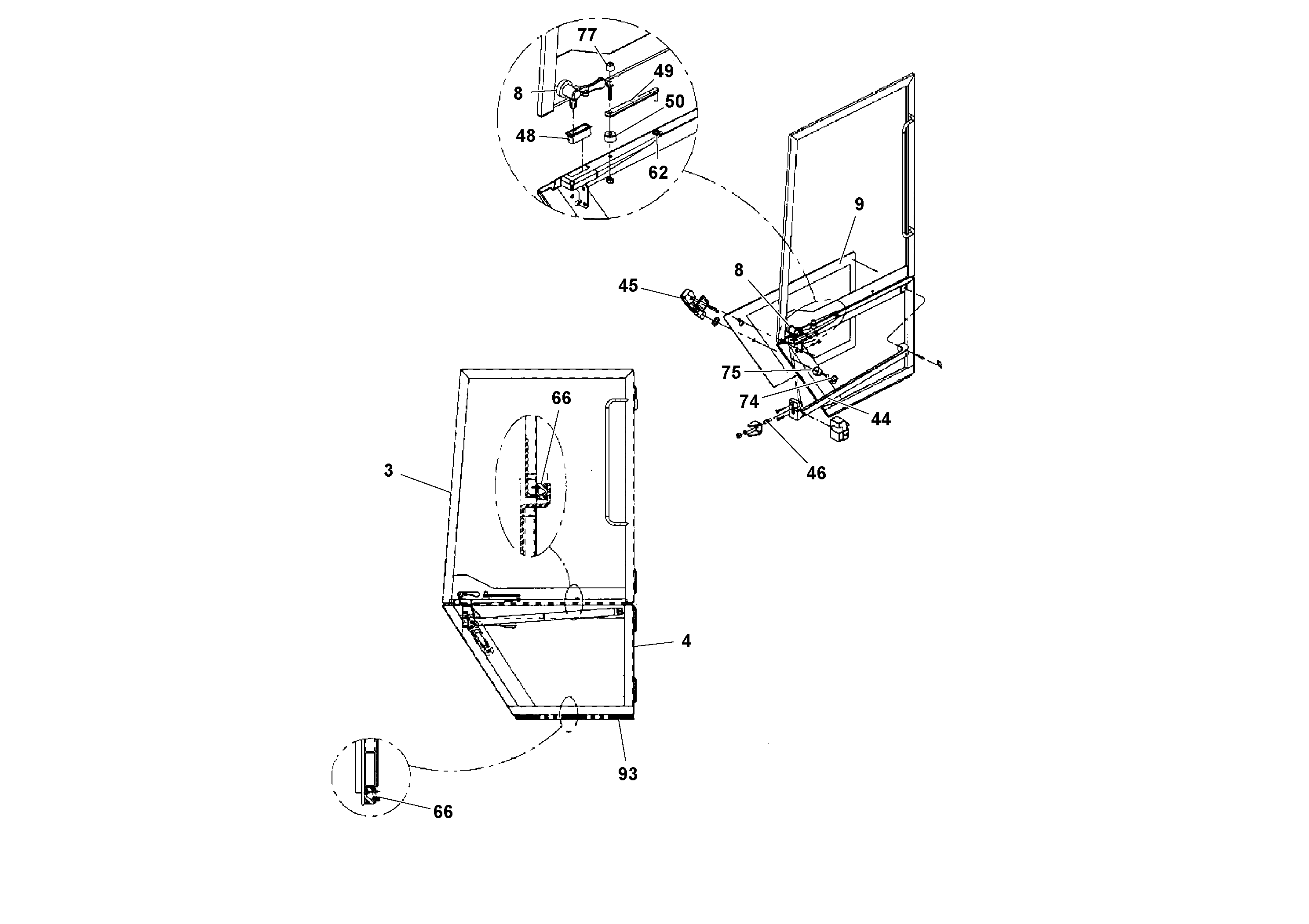 Схема запчастей Volvo DD70/DD70HF S/N 197522 - - 48494 Cab With Heater 
