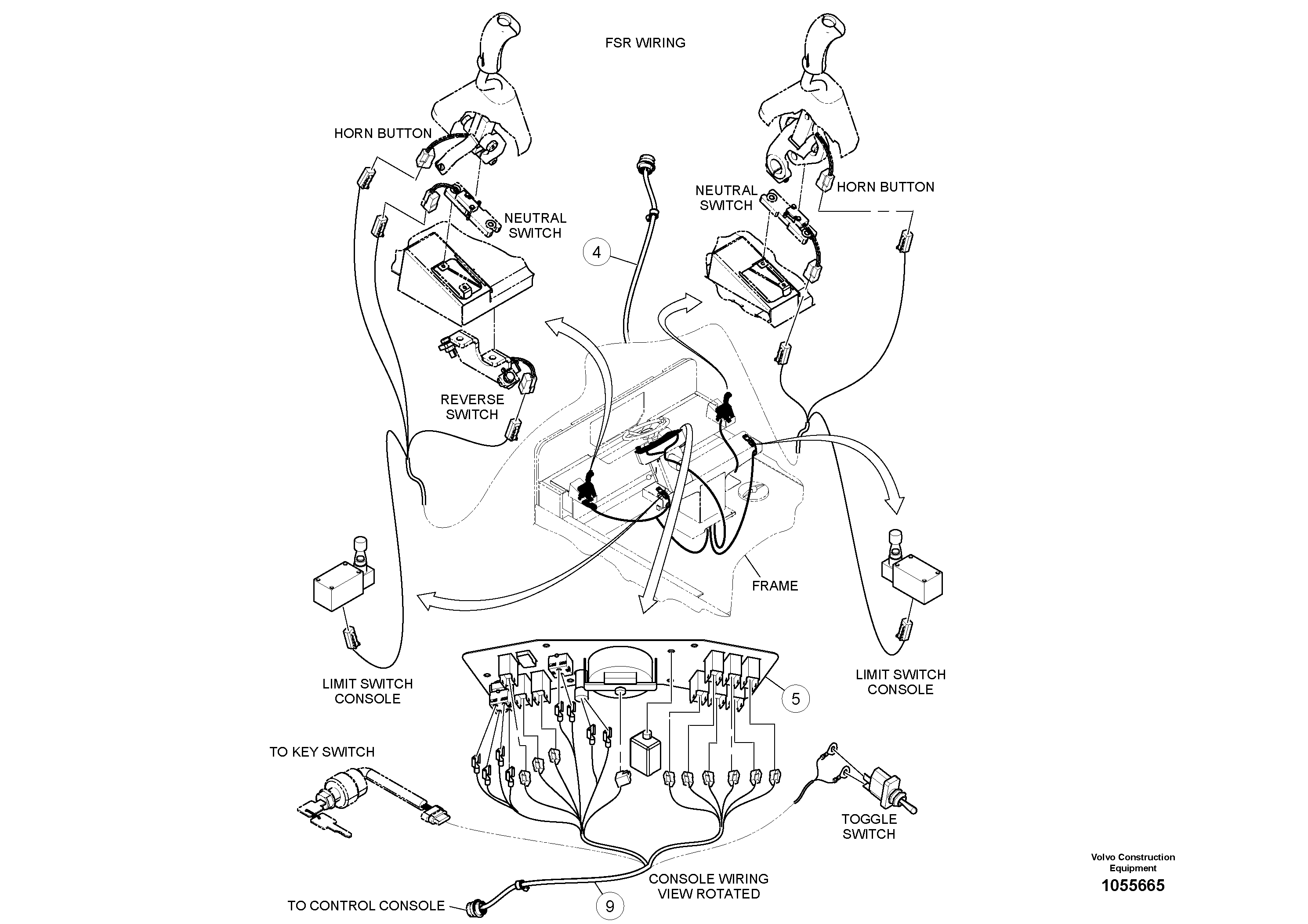 Схема запчастей Volvo PT220RH/PT240RH - 27774 Cabling Installation 