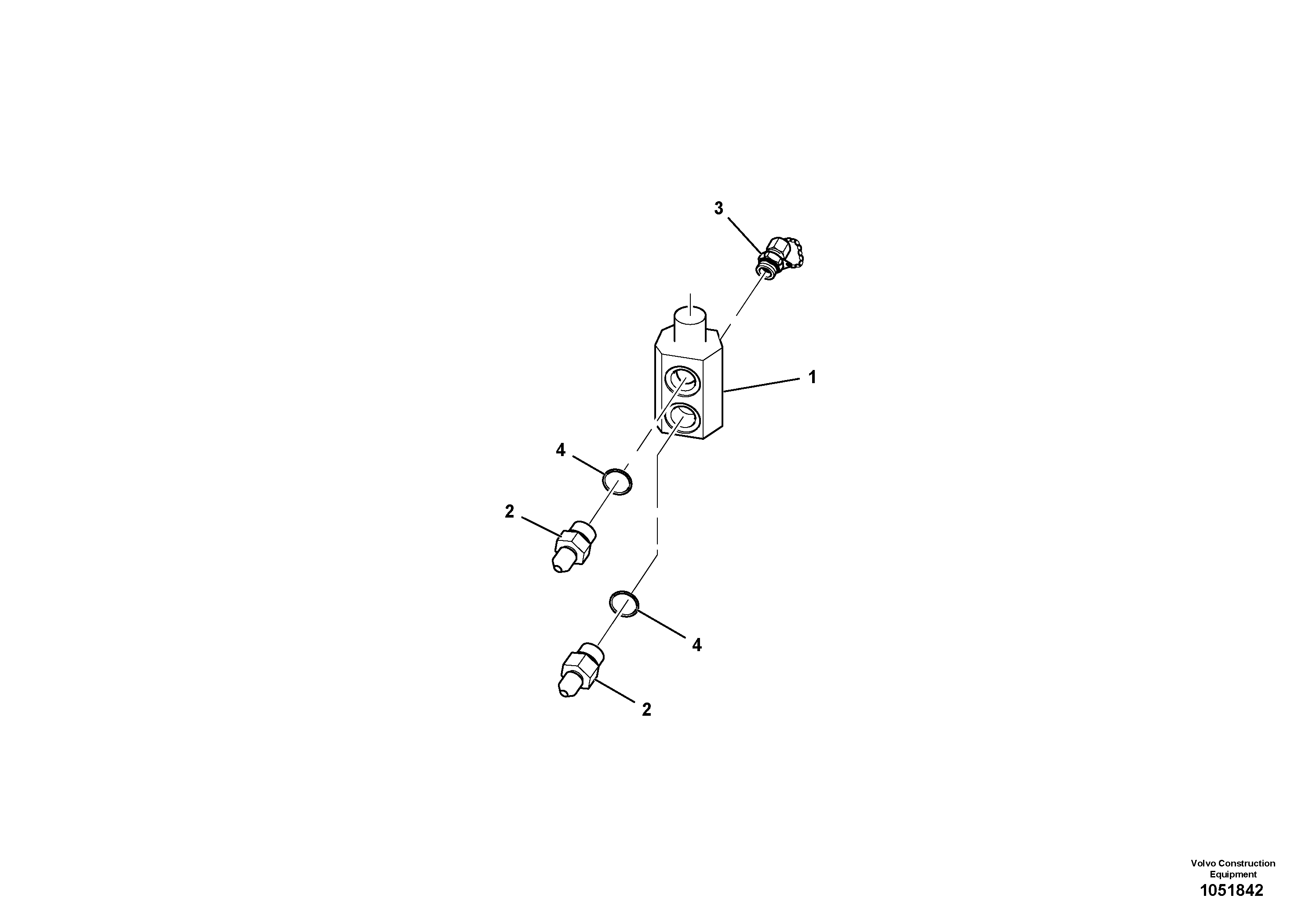 Схема запчастей Volvo PT220RH/PT240RH - 71882 Charge Filter Manifold Assembly 