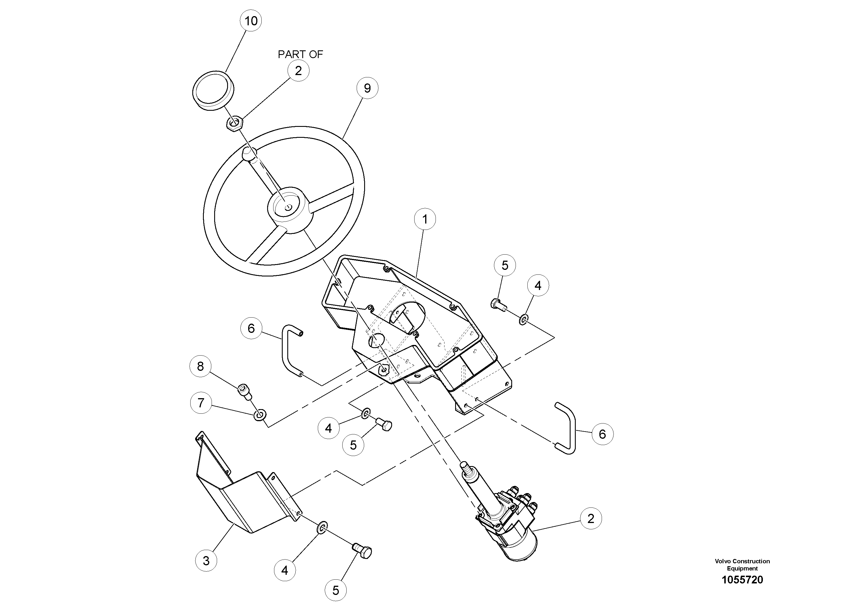 Схема запчастей Volvo PT220RH/PT240RH - 104359 Control Panel Assembly 