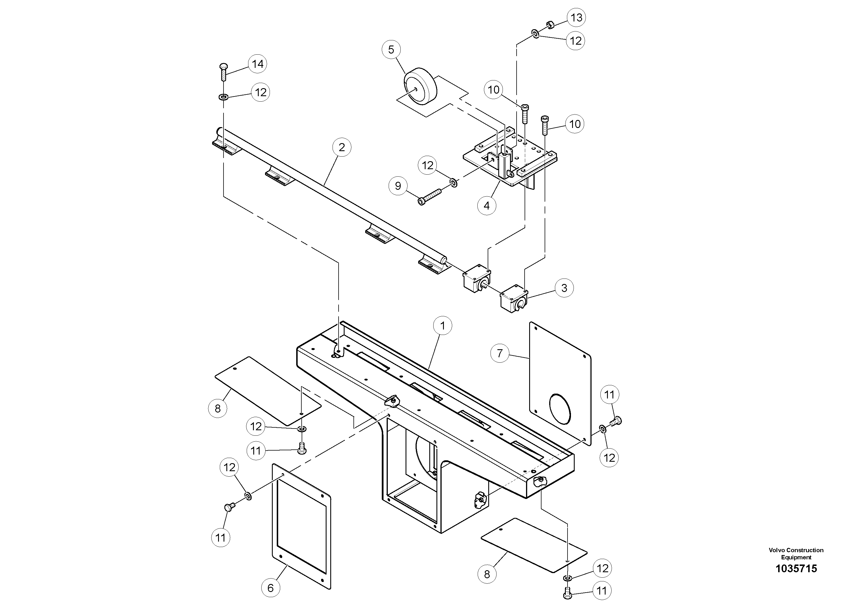 Схема запчастей Volvo PT220RH/PT240RH - 50533 Control Console Assembly 