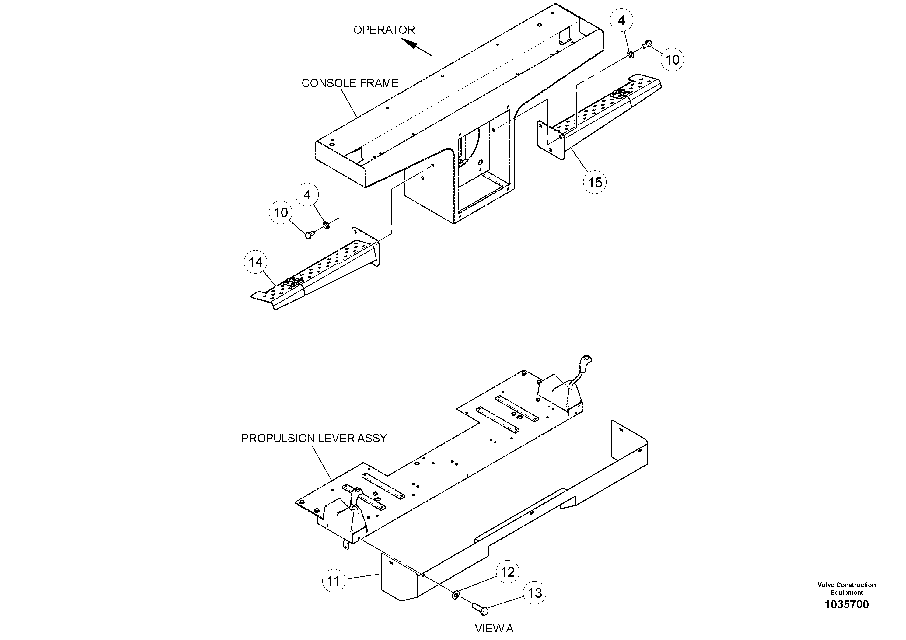 Схема запчастей Volvo PT220RH/PT240RH - 48068 Accessories Installation 