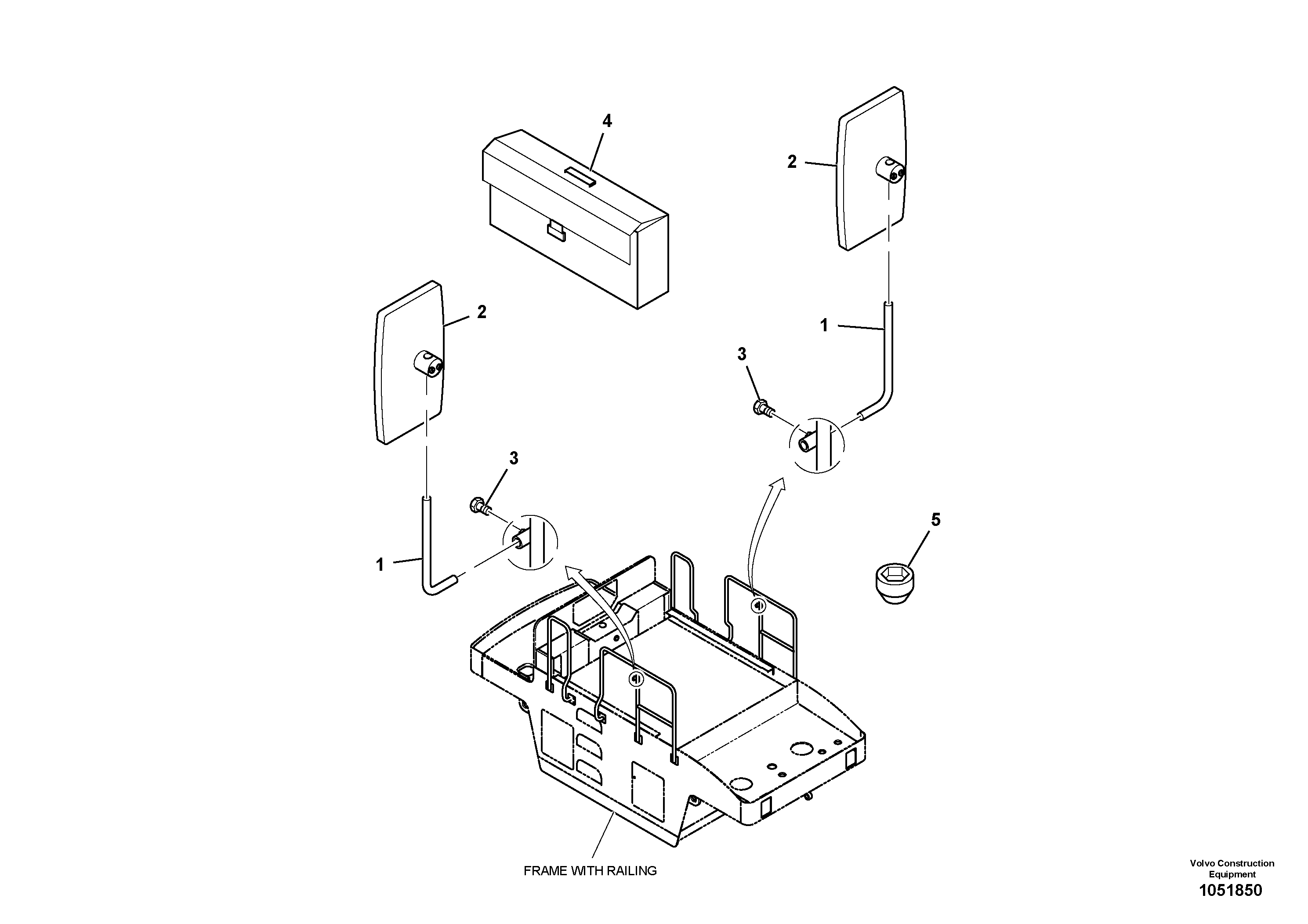 Схема запчастей Volvo PT220RH/PT240RH - 53400 Tool and Accessories Installation 