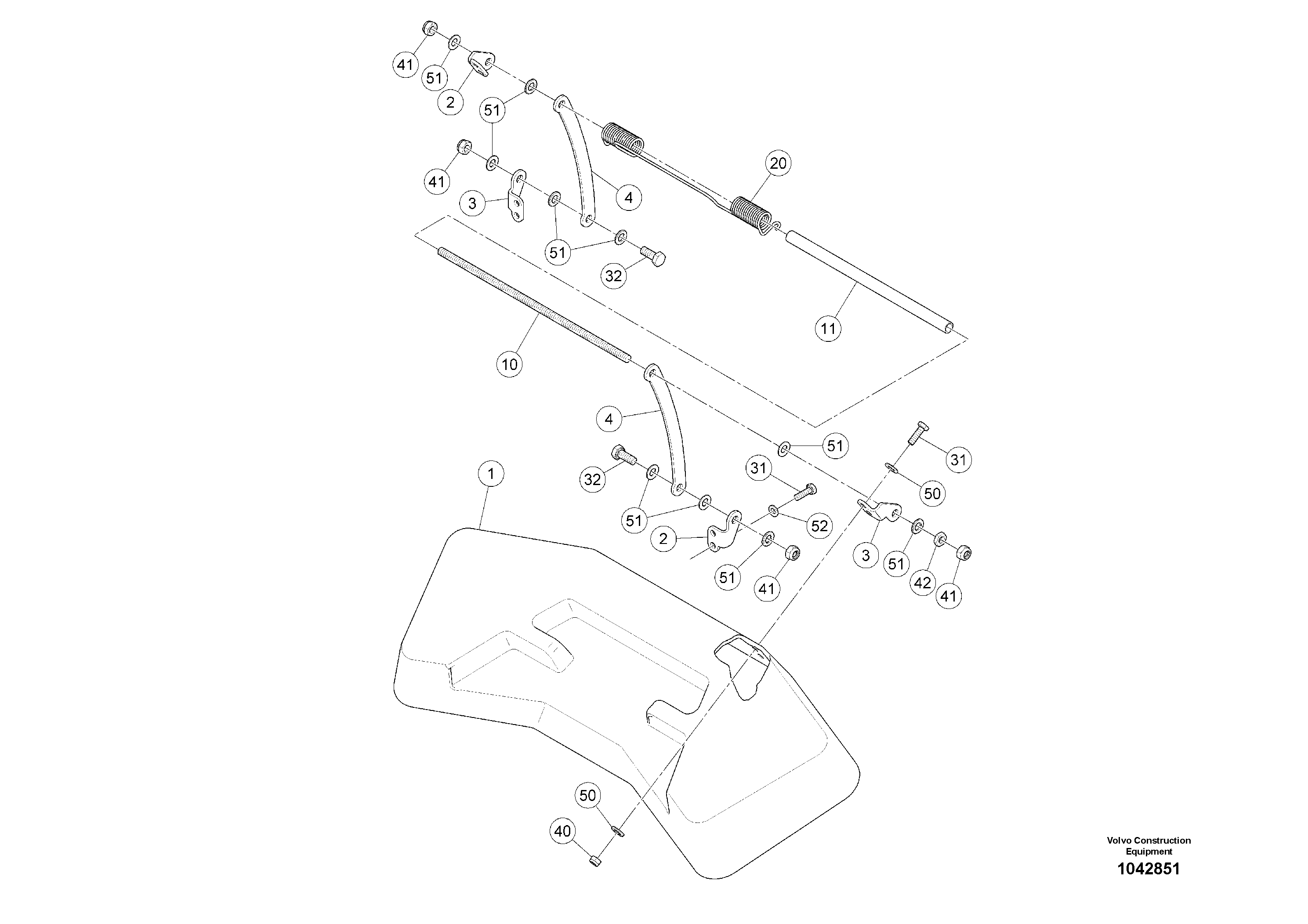 Схема запчастей Volvo DD24 S/N 20661 - - 24150 Control Panel Cover Kit 
