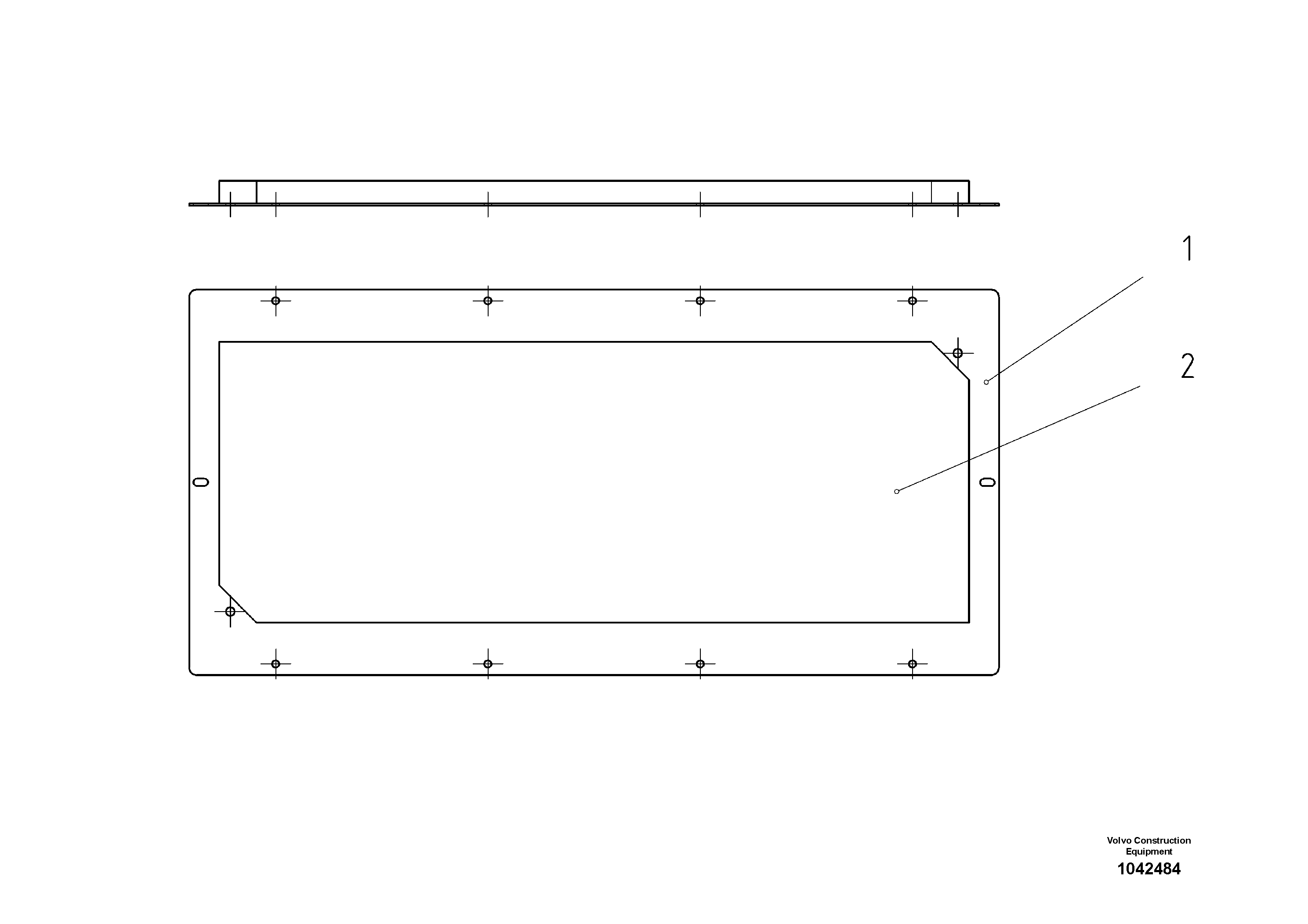 Схема запчастей Volvo DD85 S/N 21362 - - 56346 Base Plate 