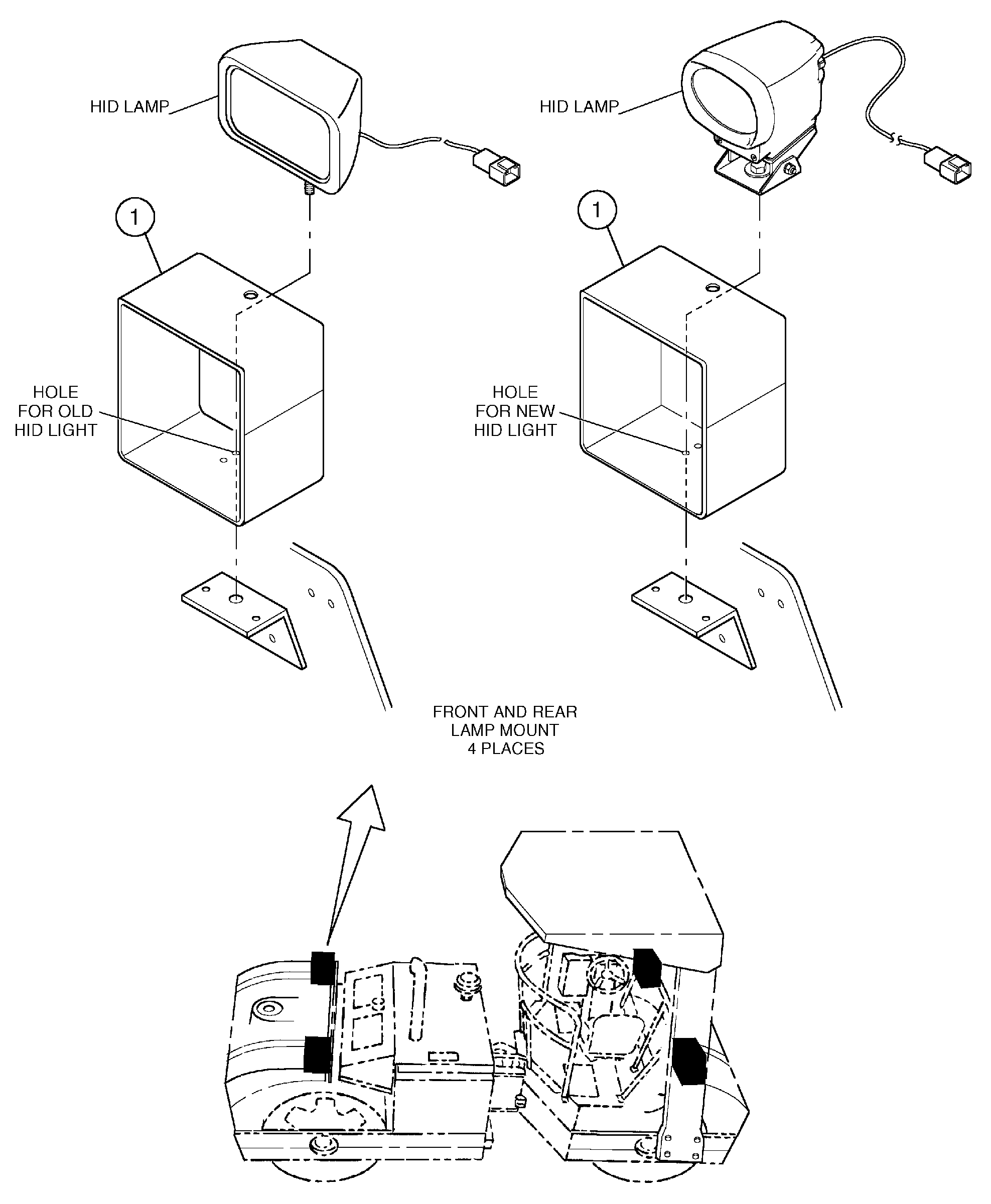 Схема запчастей Volvo DD126HF S/N 53537 - - 89844 HID Guard Installation 